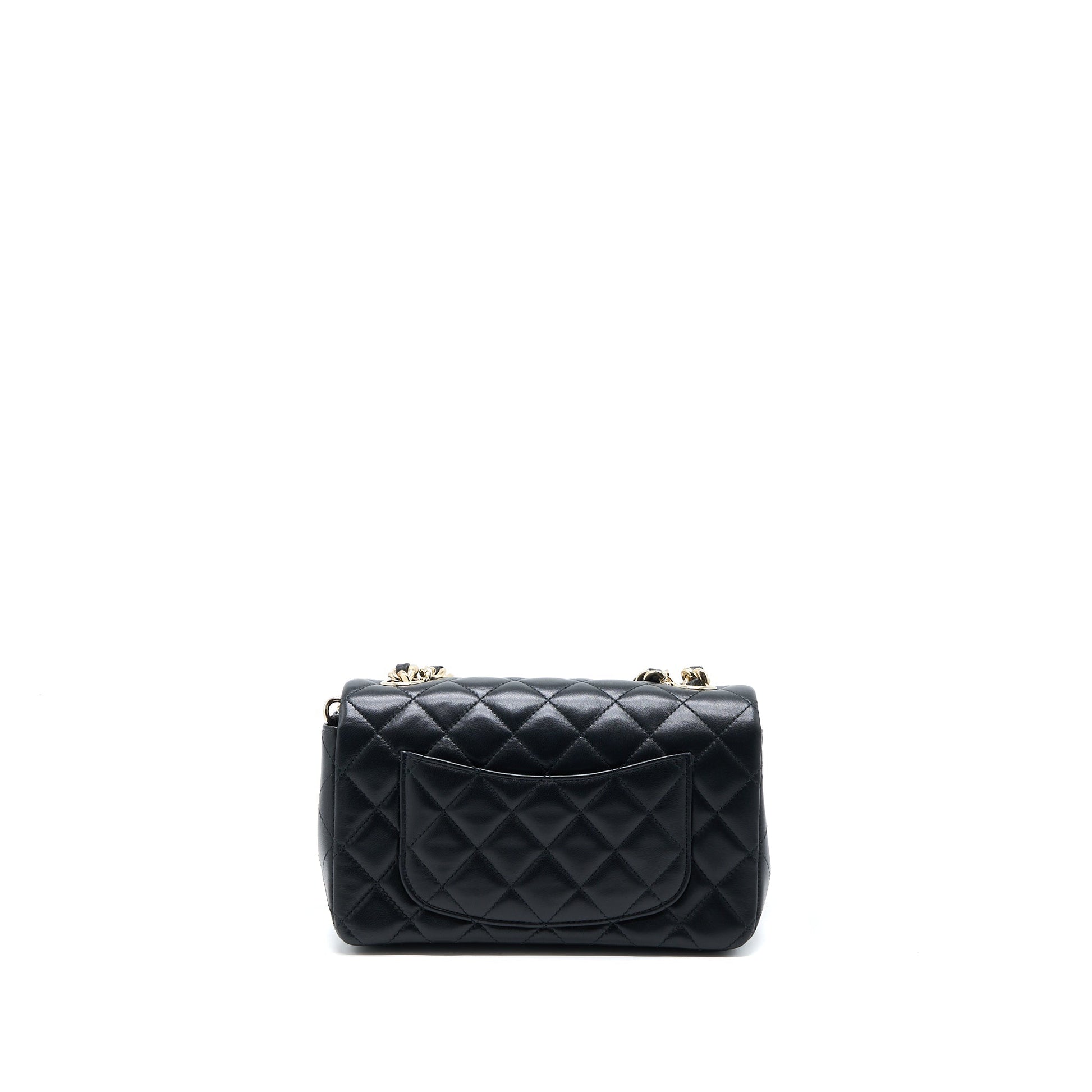 Chanel Rectangular coco charm Limited Edition Lambskin Black Key Chain