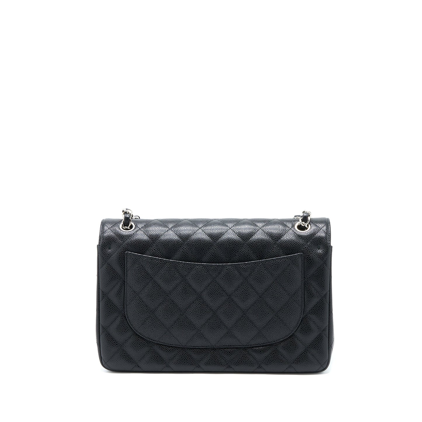 Chanel Jumbo Classic Double Flap Caviar SHW Black Shoulder Bag Shw 2