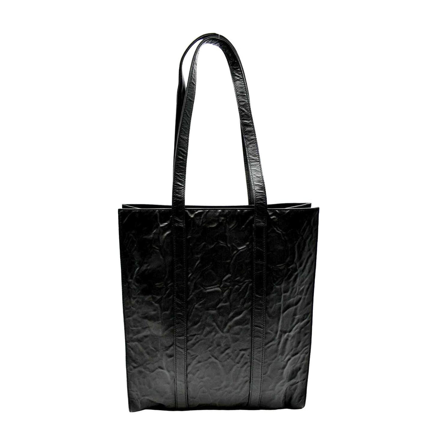 Prada Antique Nappa Tote Leather Black Small Tote Bag
