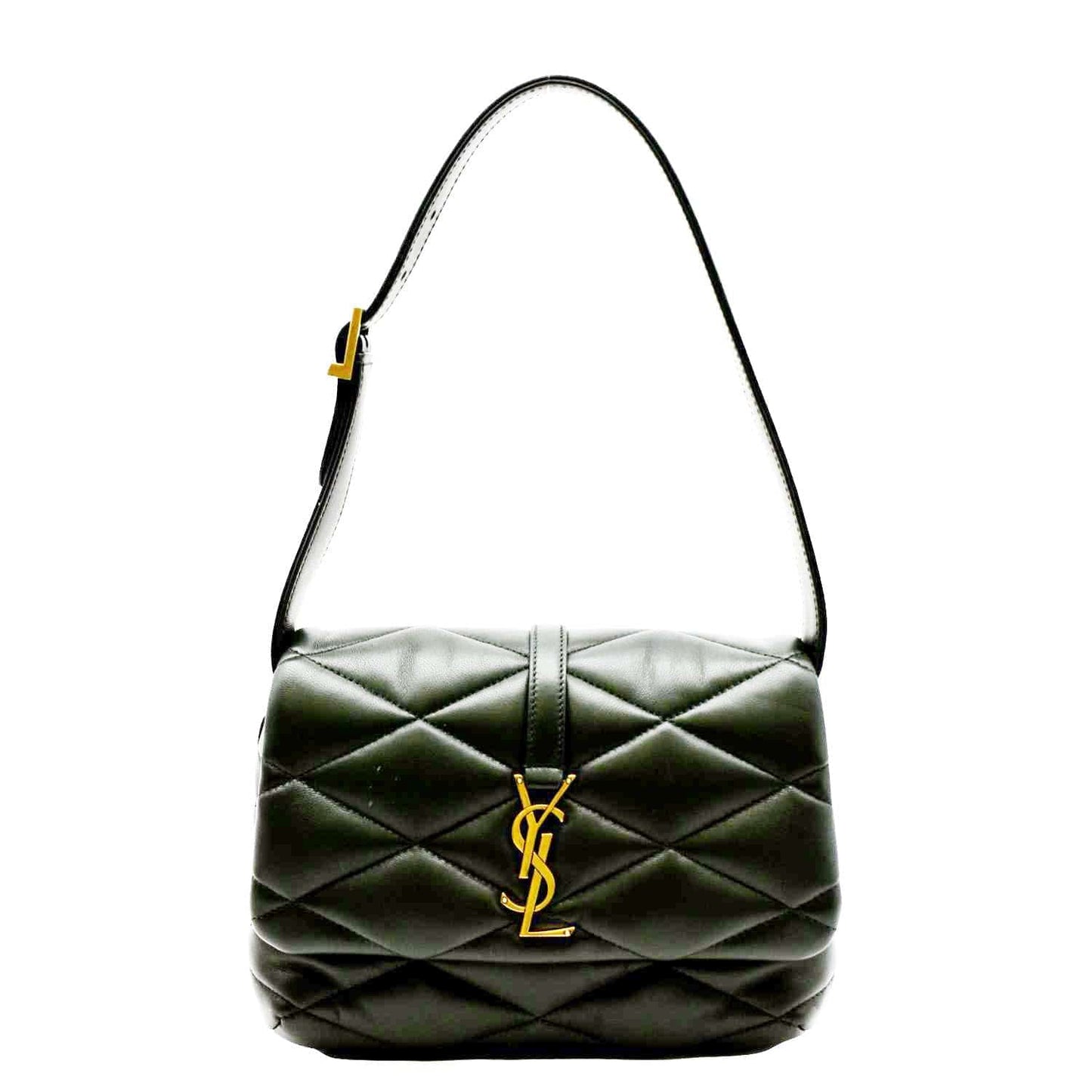 YSL Saint Laurent Yves Le Hobo Bag Leather Lambskin Quilted