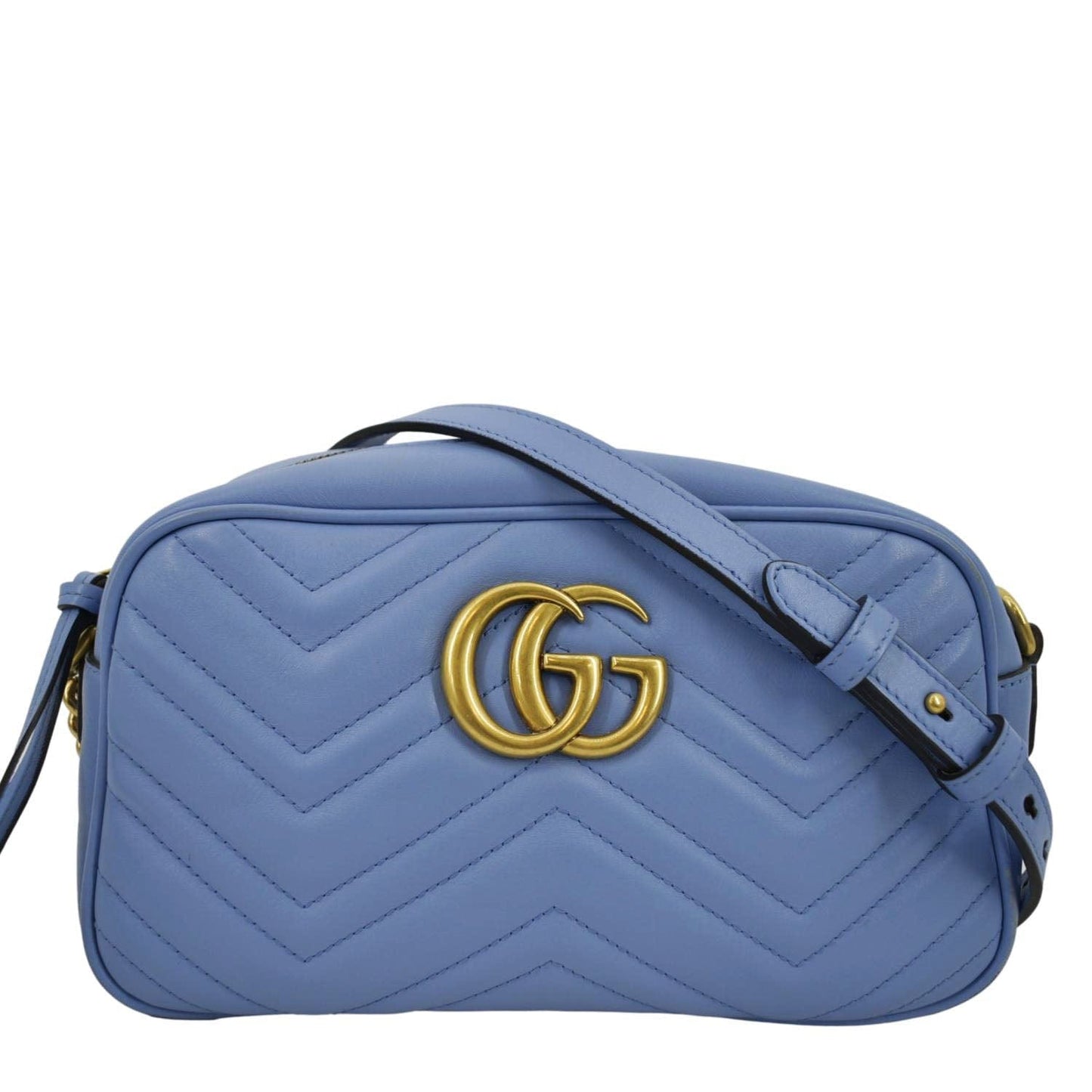 Gucci Marmont Crossbody Bag Light Leather Matelasse