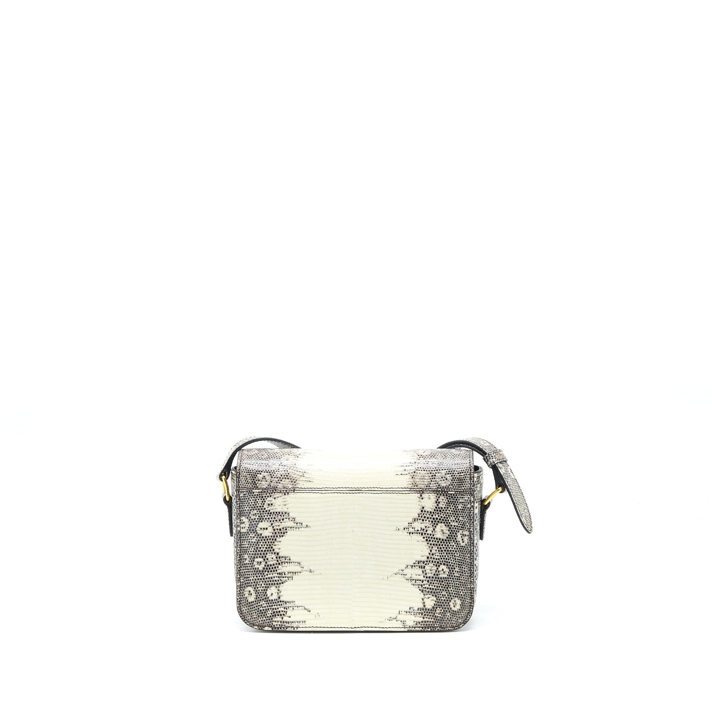 Celine Teen Triomphe In Lizard Natural Handbag Travel Bag