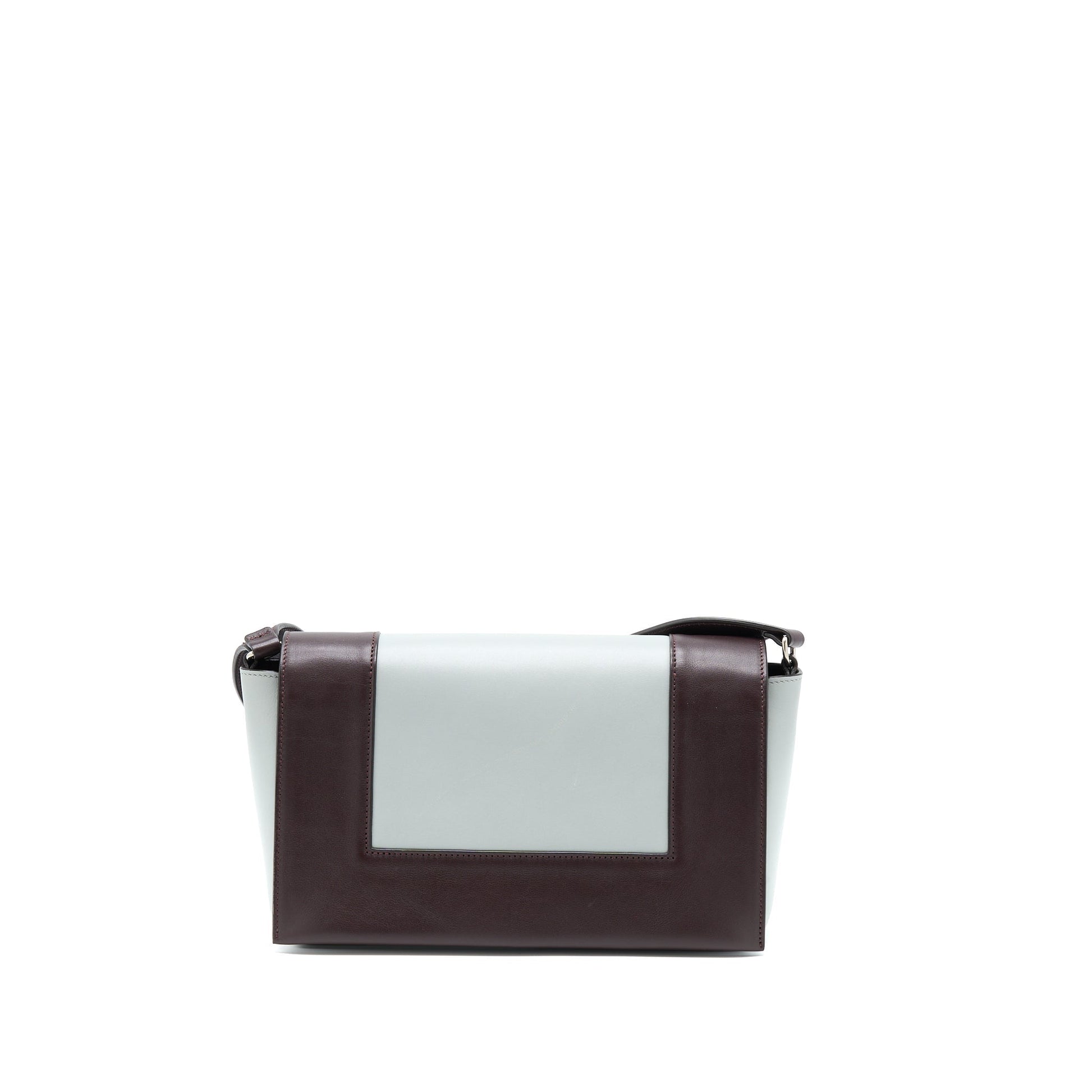 Celine Frame Purse Calfskin Multicolour Ruthenium Hardware Handbag Travel Bag
