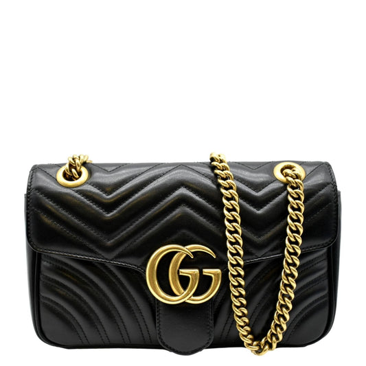 Gucci Marmont Small Crossbody Bag Leather Matelasse Small 3