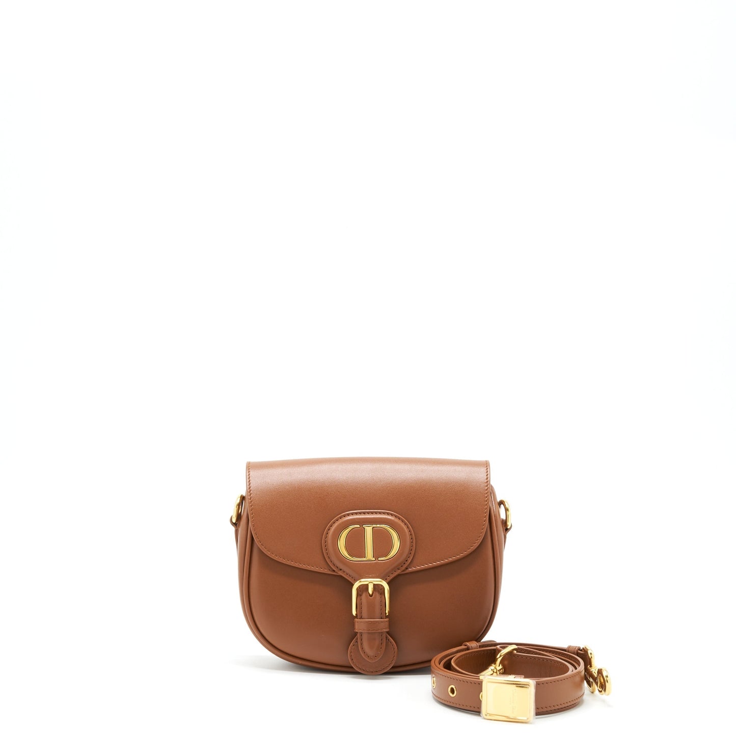 Dior Christian Purse Calfskin Handbag Brown Travel Bag