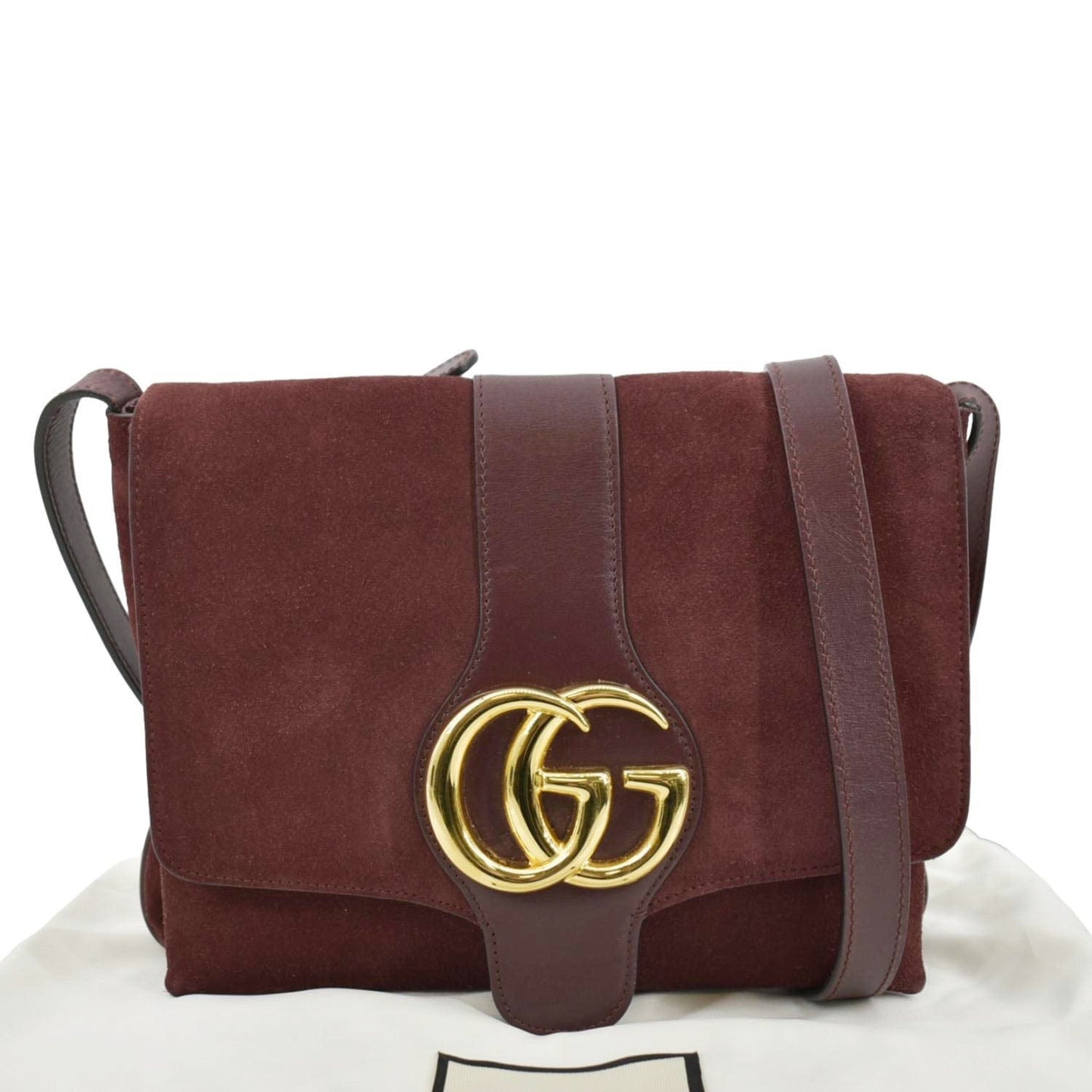 Gucci Arli Medium Crossbody Bag Leather Suede