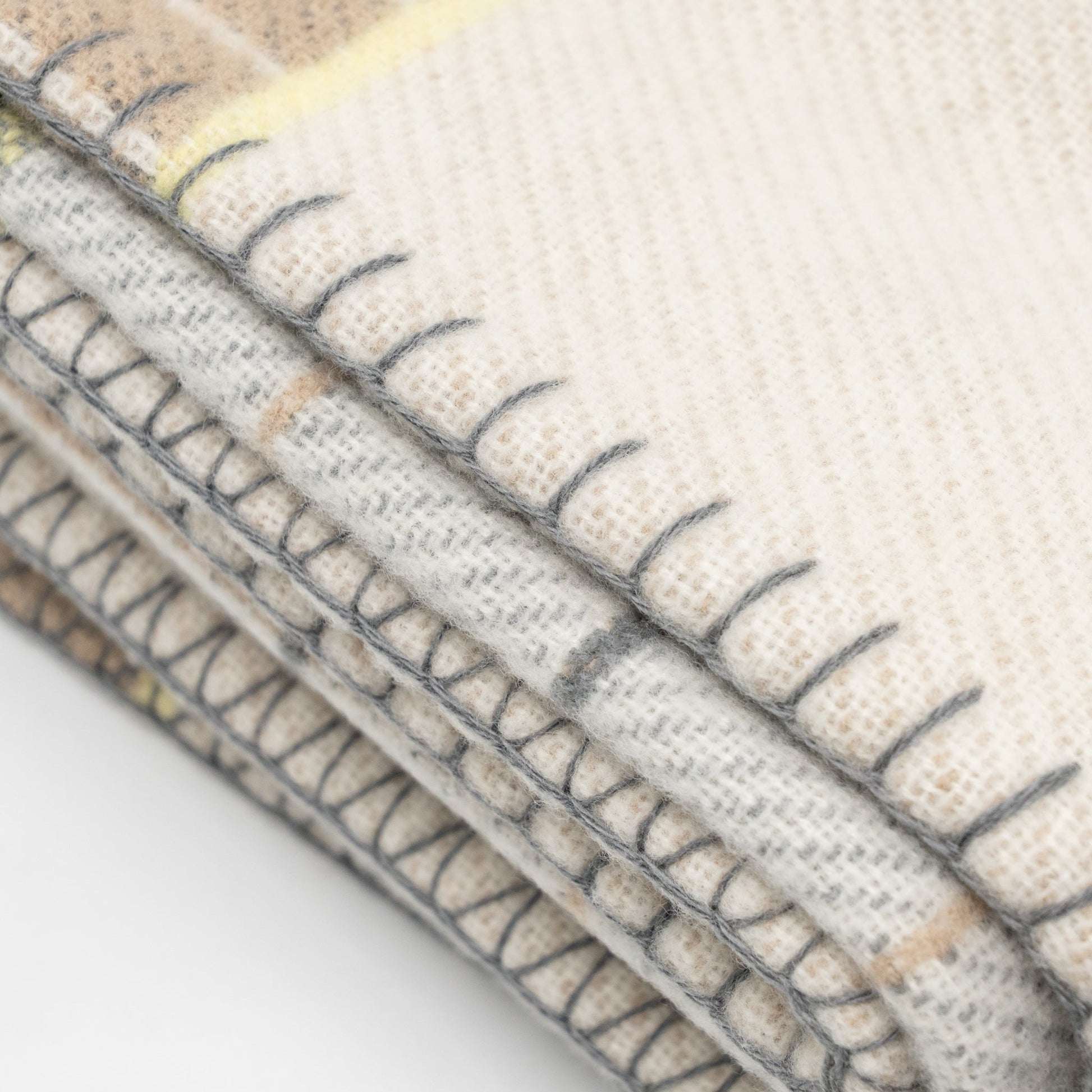 Hermes Avalon Cabriole Blanket Merino Wool Cashmere Gris Travel Bag