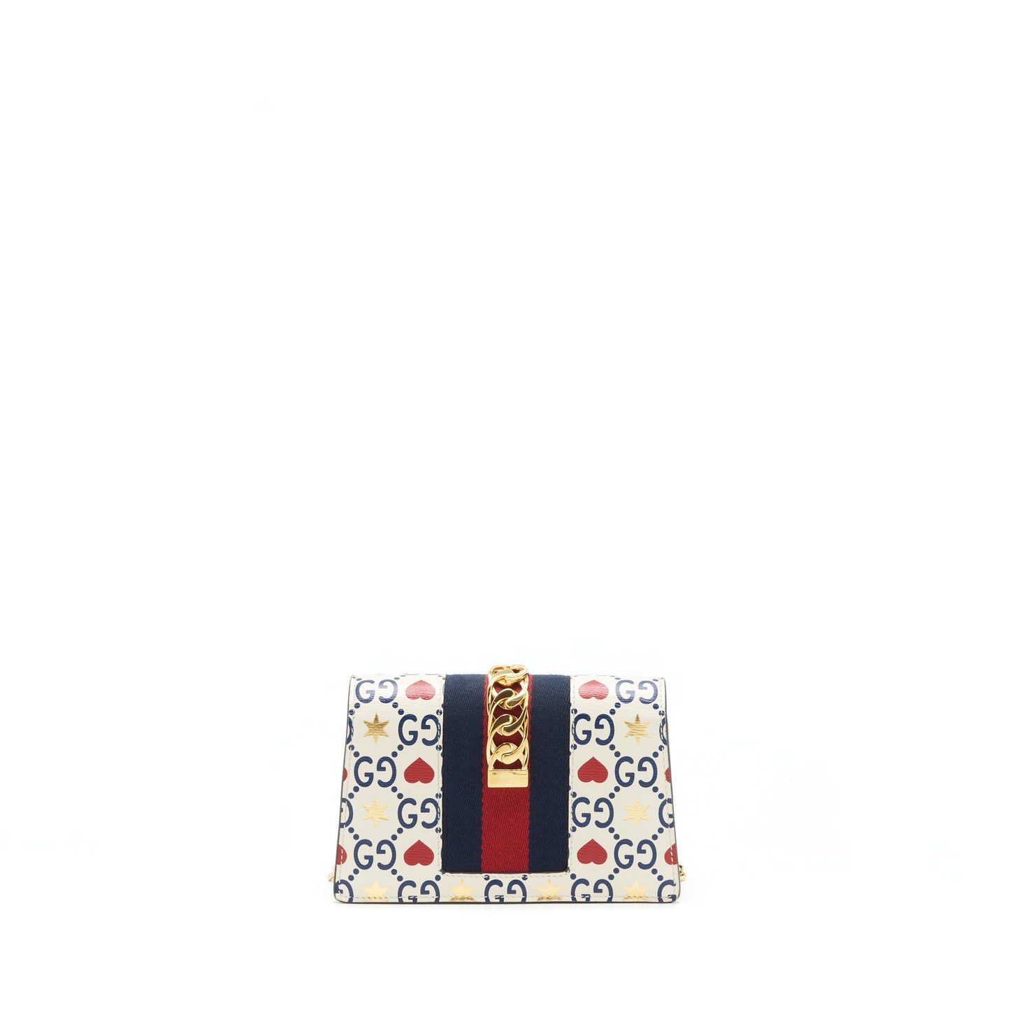 Gucci Sylvie Crossbody Bag Multicolour White Mini