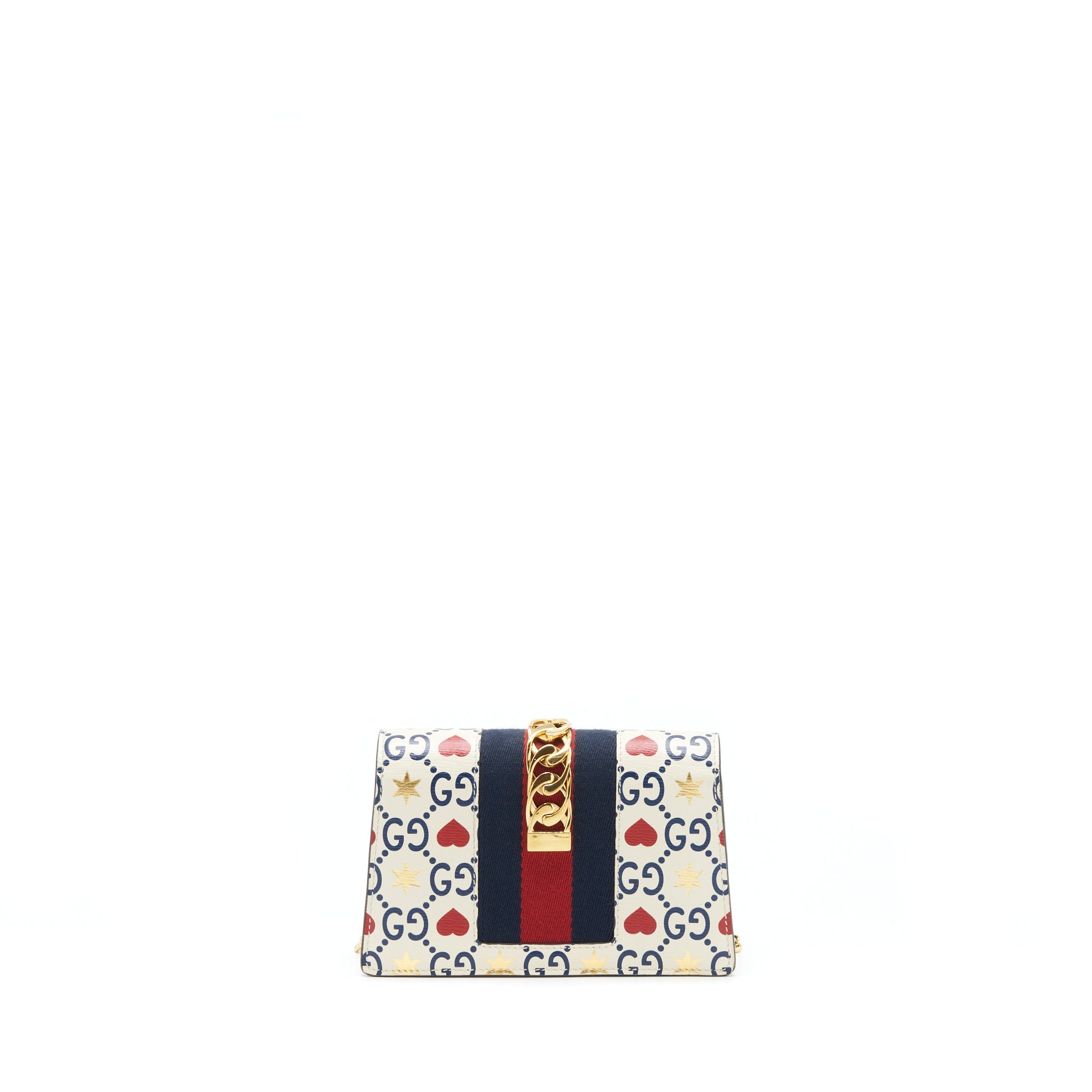 Gucci Sylvie Crossbody Bag Multicolour White Mini