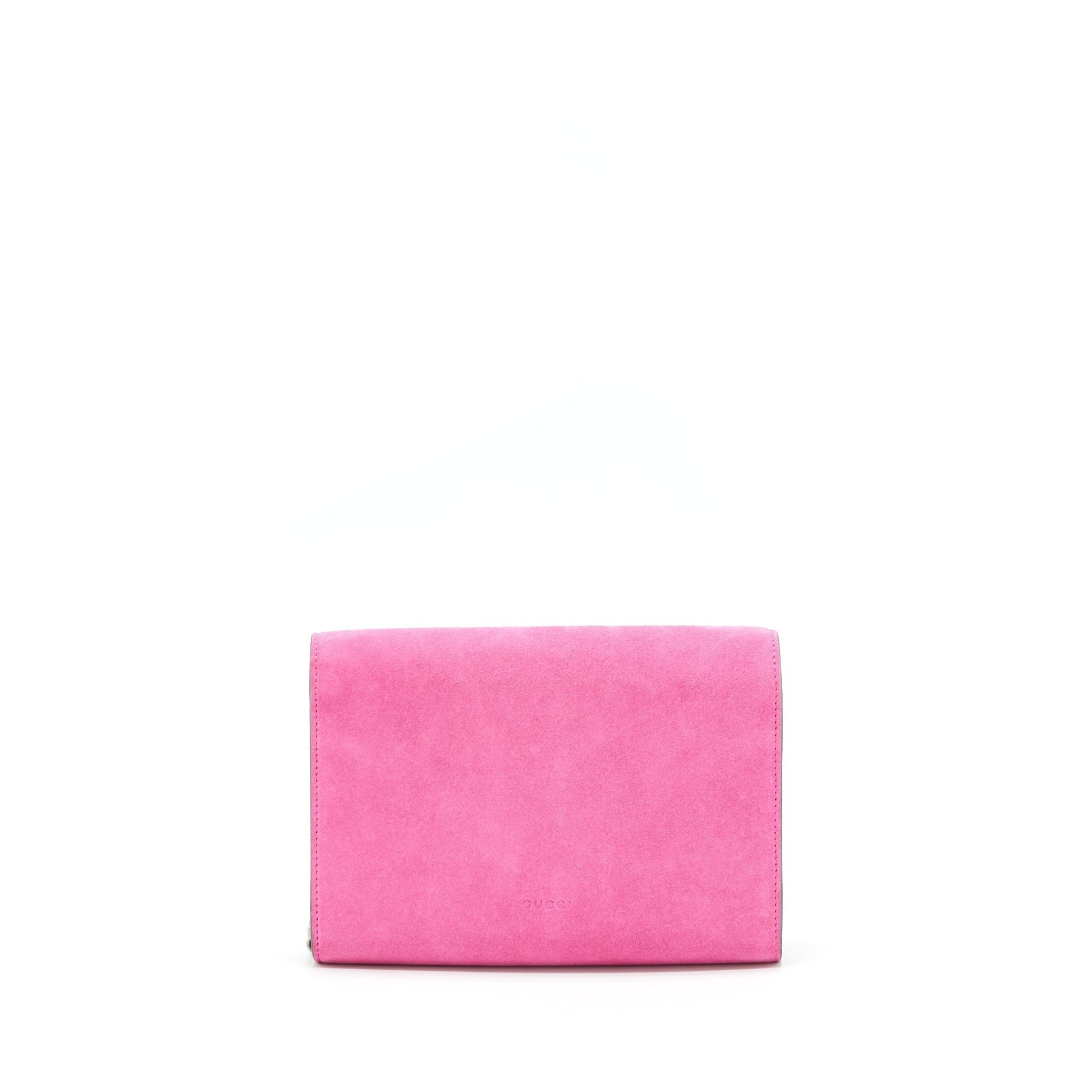 Gucci Dionysus Chain Bag Shw Suede Pink Travel Bag