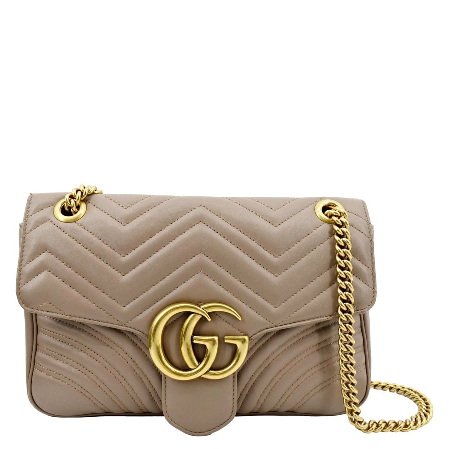 Gucci Marmont Shoulder Bag Dusty Matelasse Pink