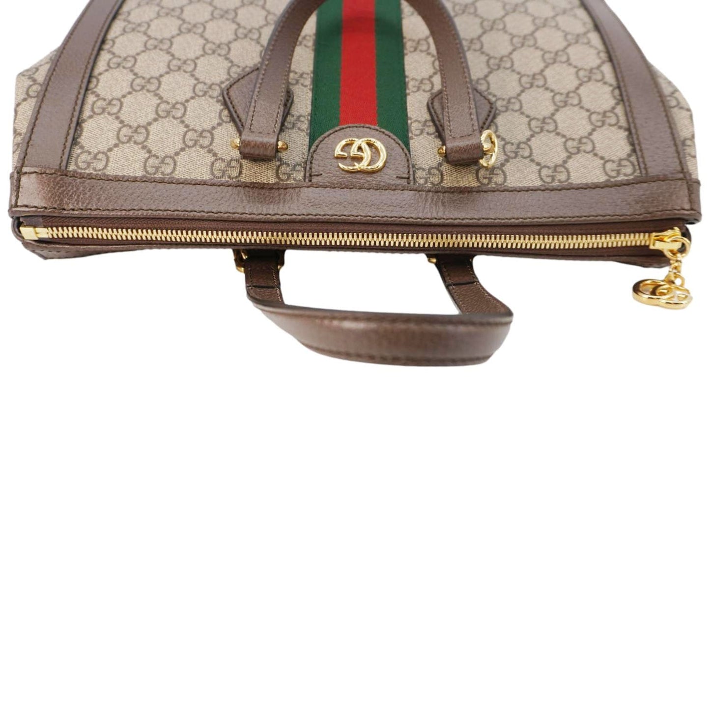 Gucci Ophidia Supreme Tote Shoulder Bag Beige Medium Medium 524538