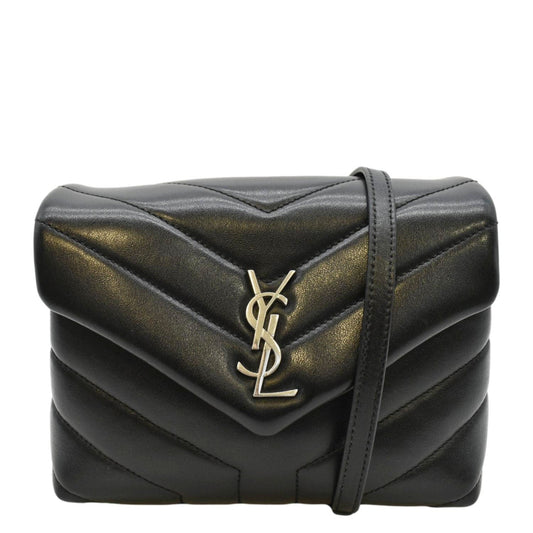 YSL Saint Laurent Saint Loulou Toy Shoulder Bag Leather Matelasse