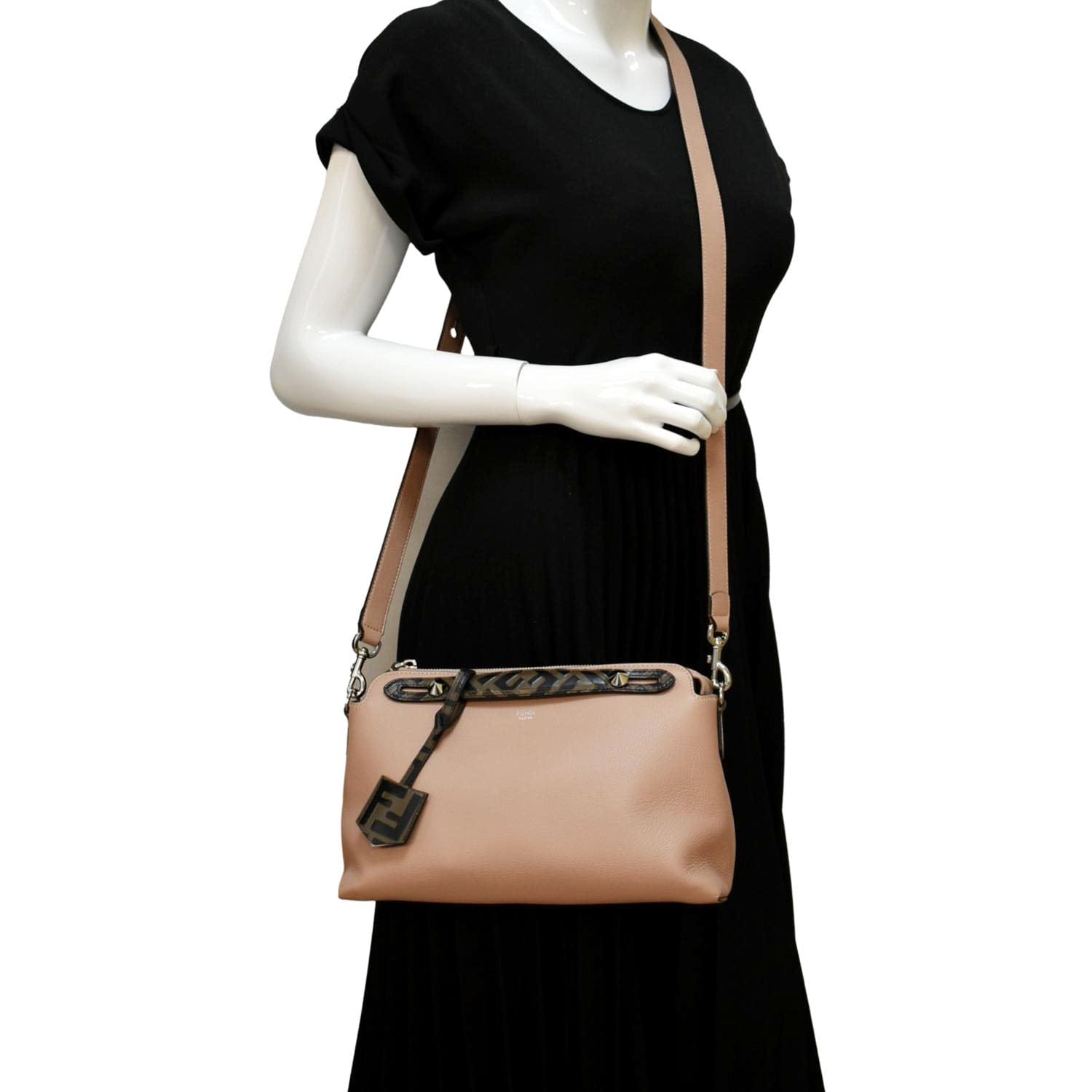 Fendi By The Way Shoulder Bag Blush Leather Pink Small