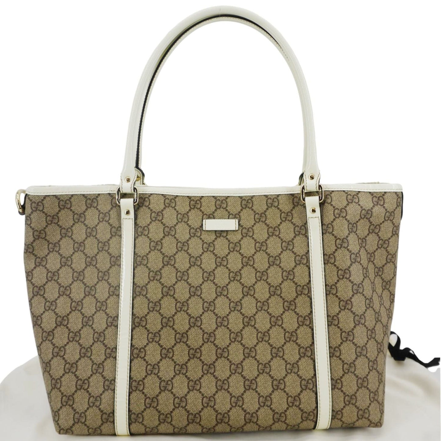 Gucci Joy Supreme Tote Bag Canvas Beige