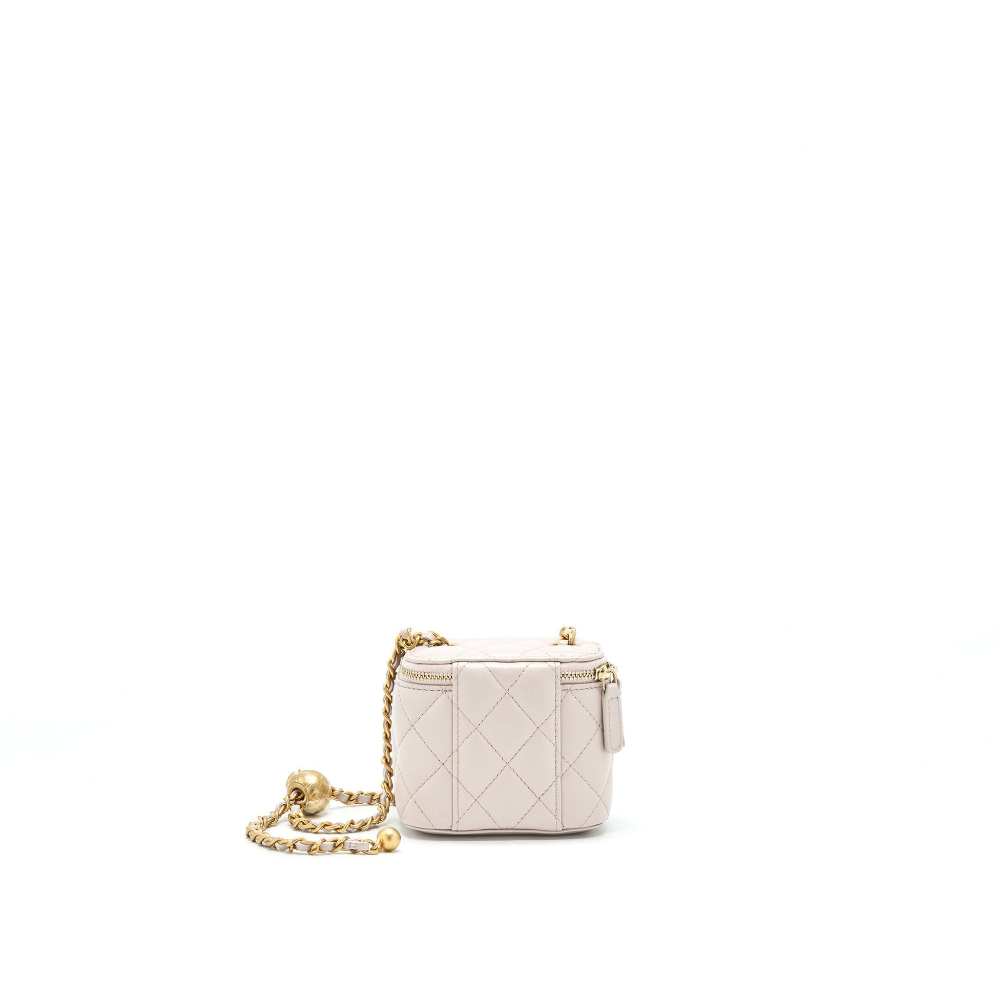 Chanel 21B Lilac Light Purple Pearl Crush Small Handbag