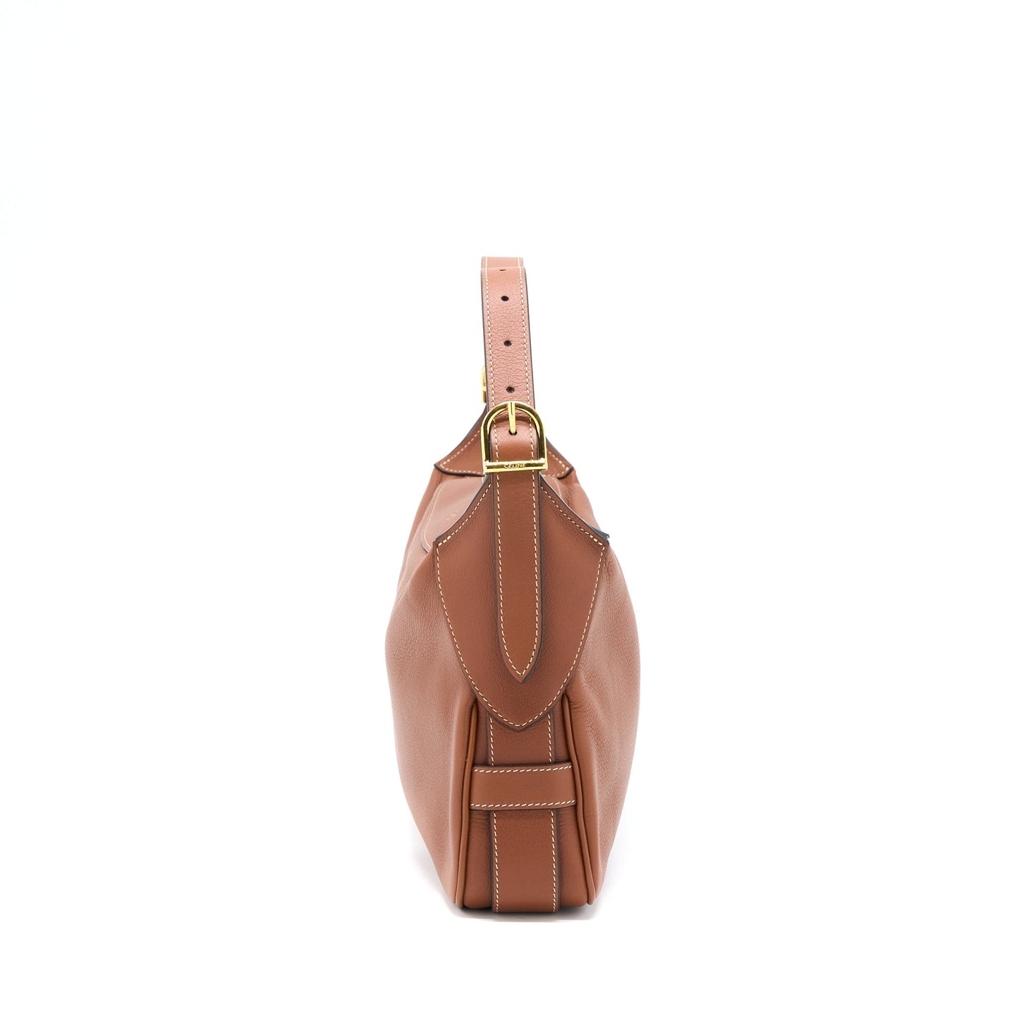 Celine Romy Supple Calfskin Handbag Tan Medium Travel Bag