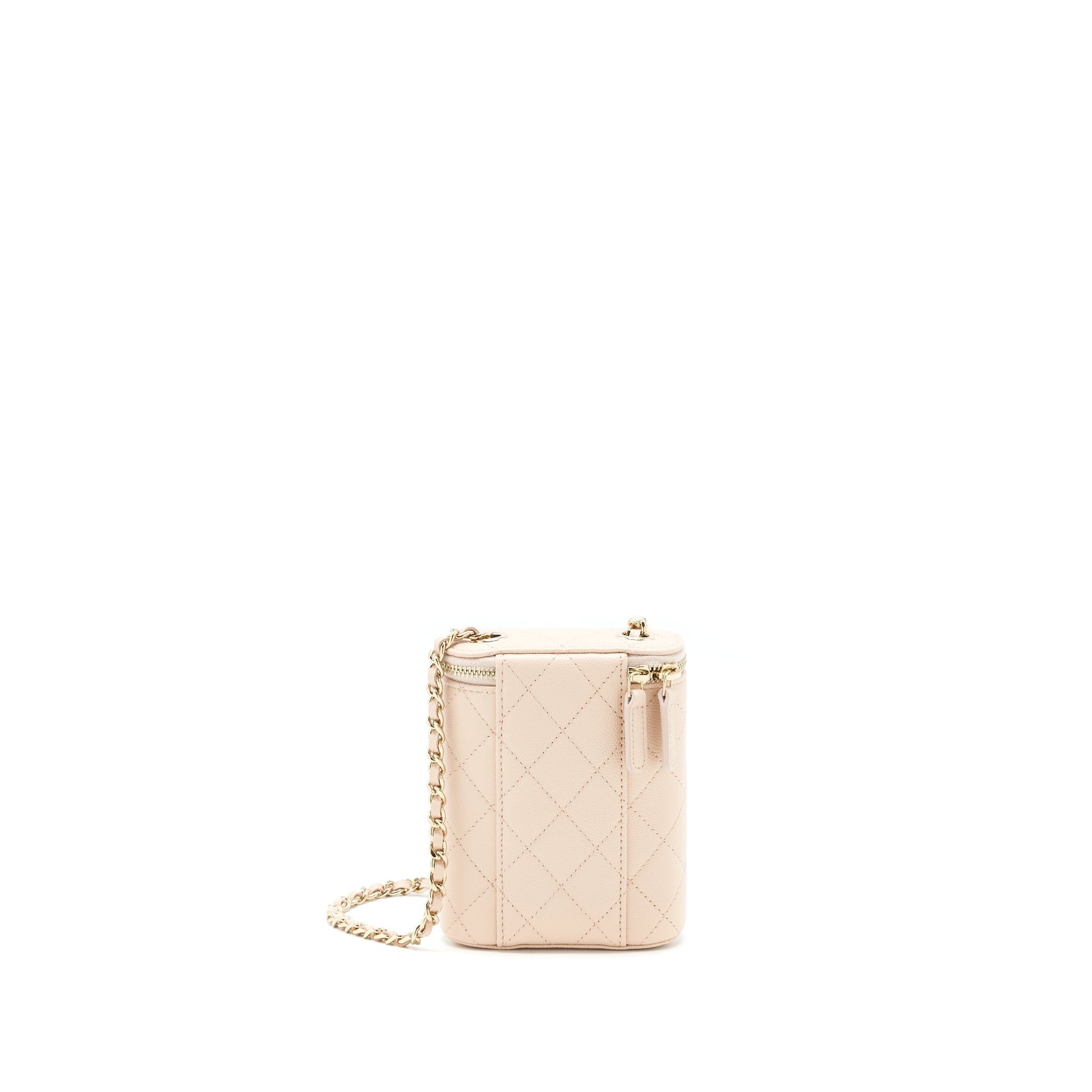 Chanel 22C Vertical vanity Caviar LGHW Beige Handbag