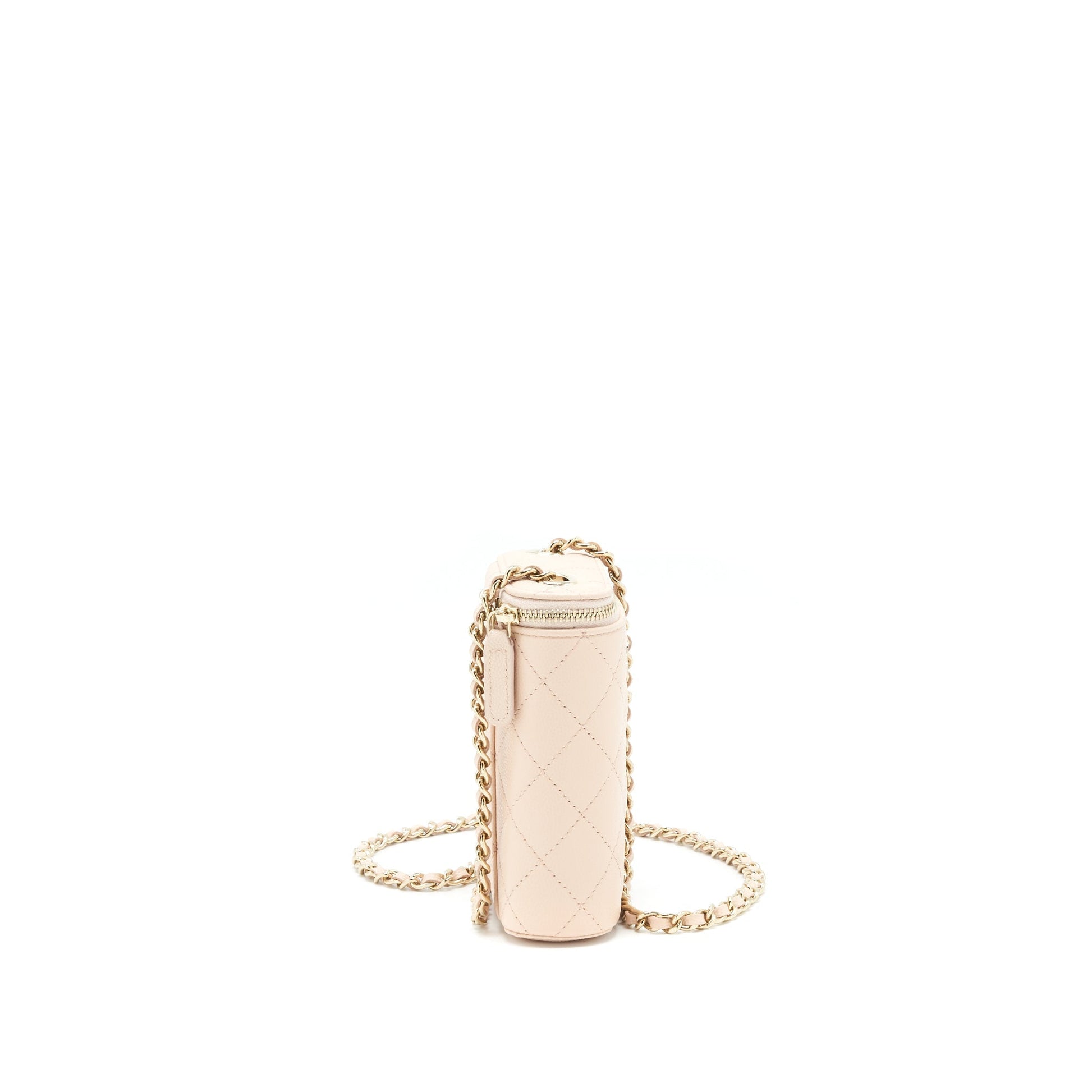 Chanel 22C Vertical vanity Caviar LGHW Beige Handbag