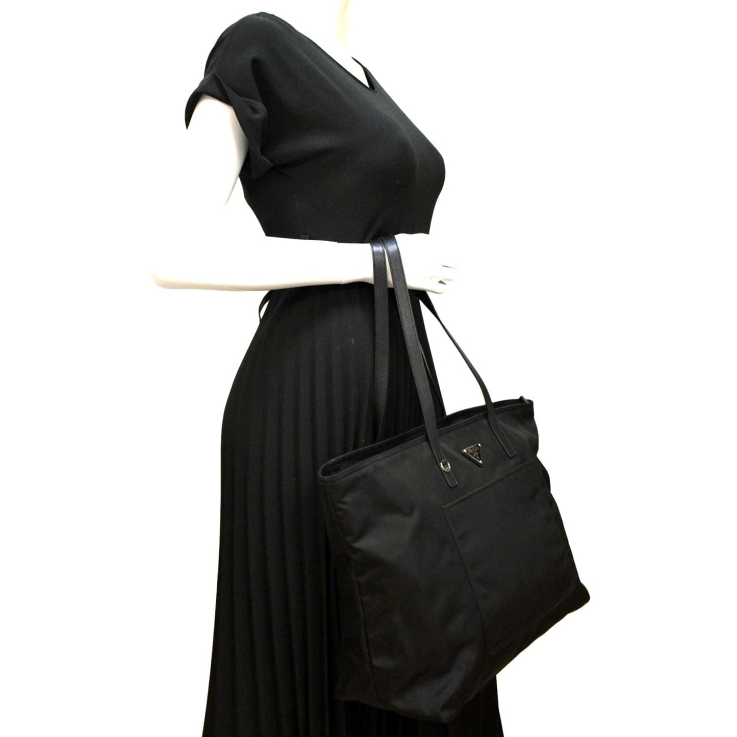 Prada Tote Bag Nylon Black