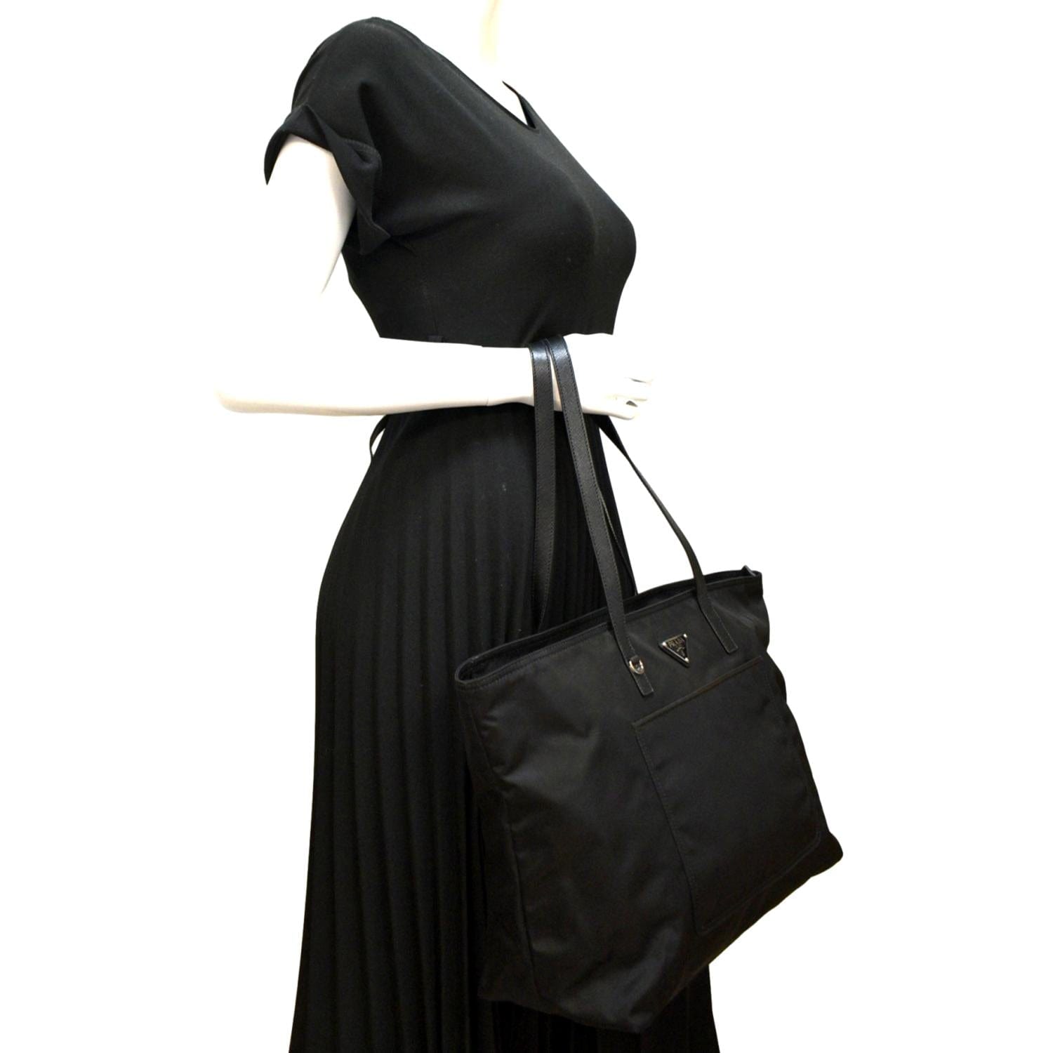 Prada Tote Bag Nylon Black