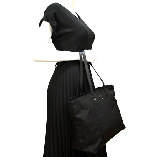 Prada Tote Bag Nylon Black