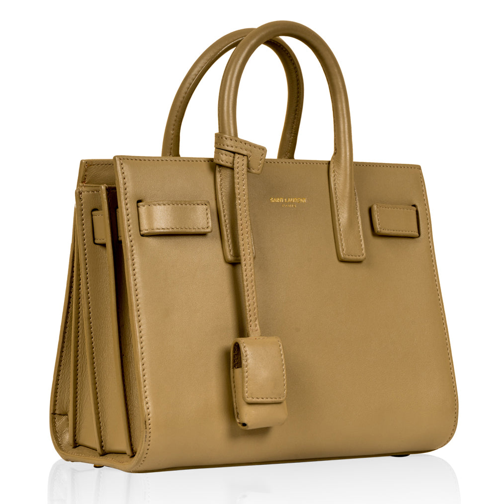 YSL Saint Laurent Nano Sac De Jour Crossbody Bag De Jour Beige