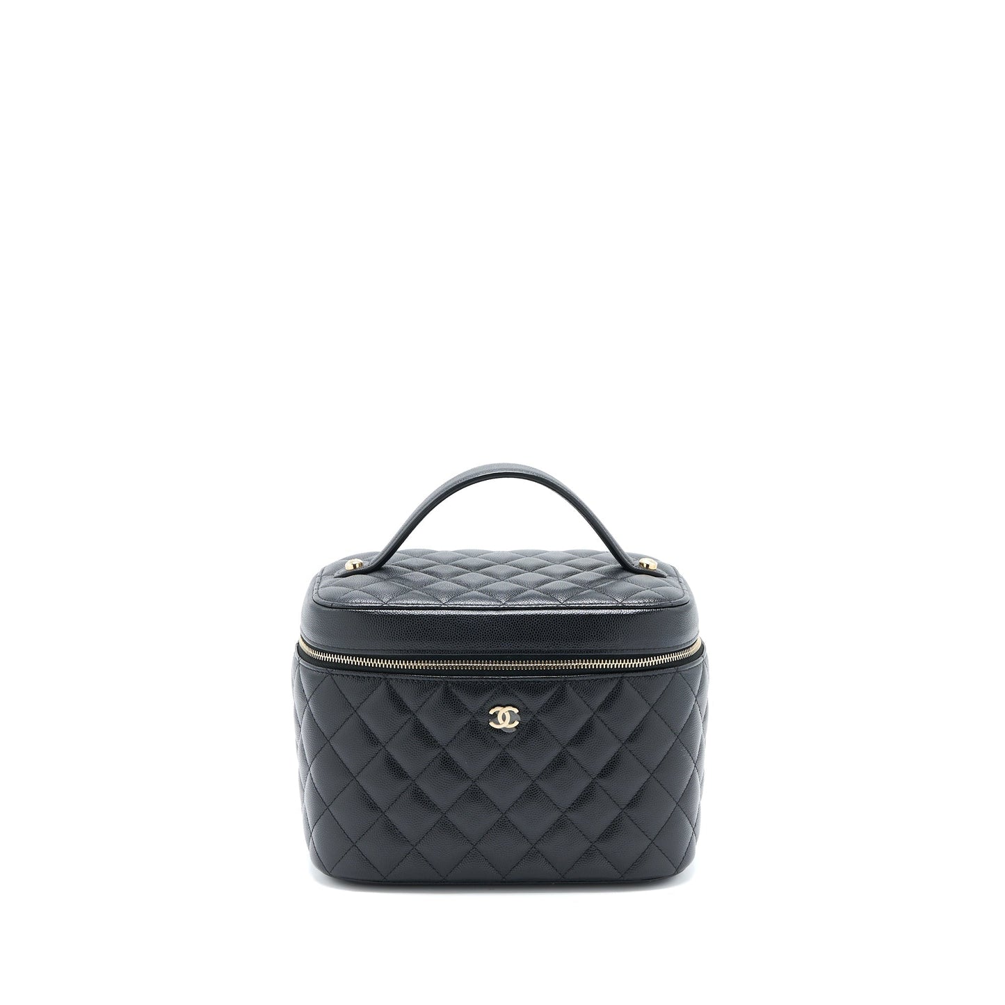 Chanel Top Handle Vanity Caviar LGHW Black Handbag Lghw 2