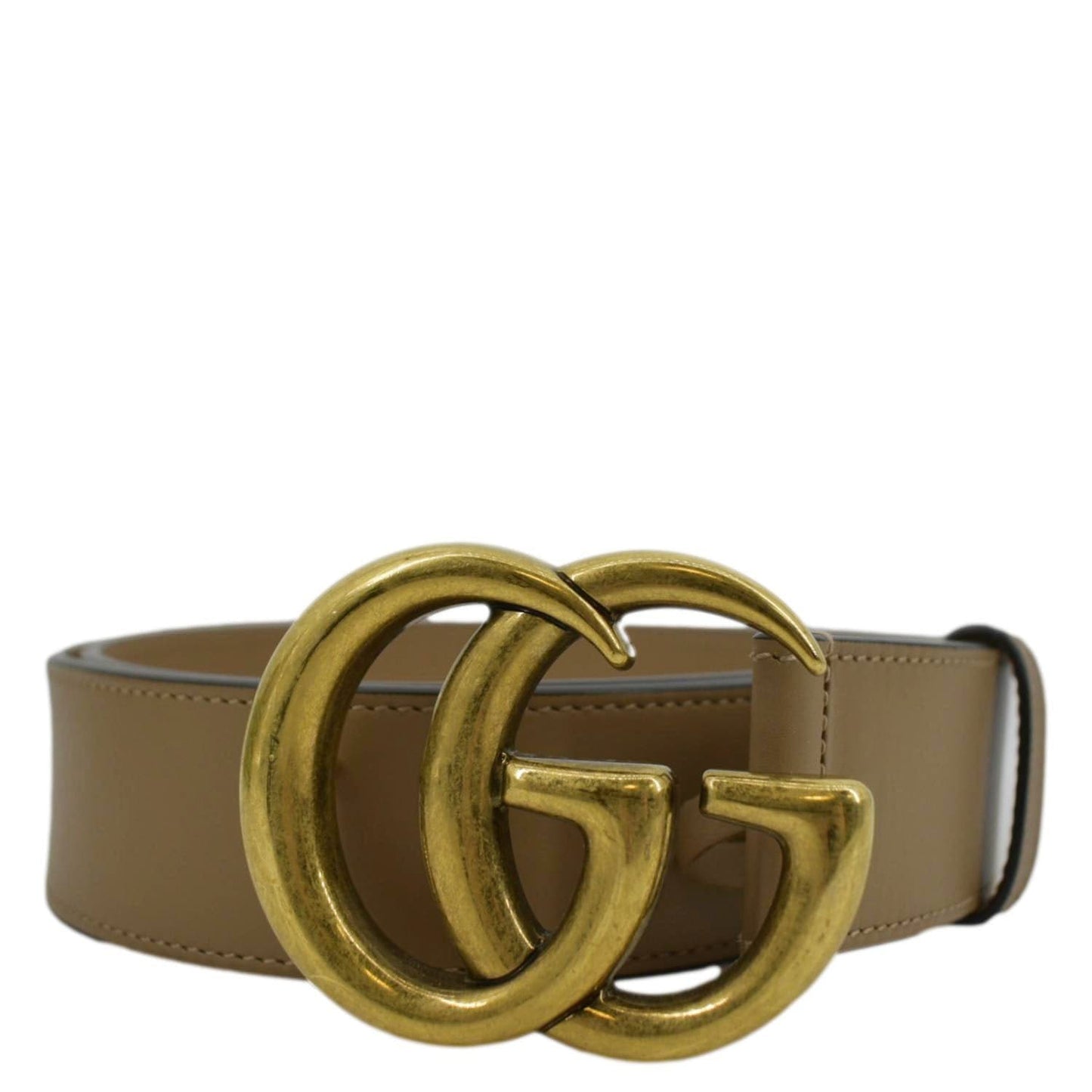 Gucci Double Buckle Belt Size Handbag Leather Tan Accessory