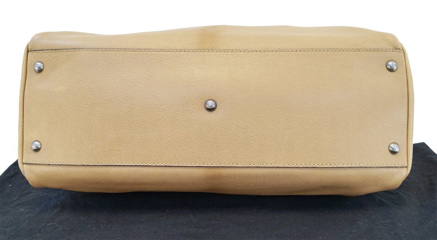 Fendi Ombre Peekaboo Satchel Bag Leather Brown Large