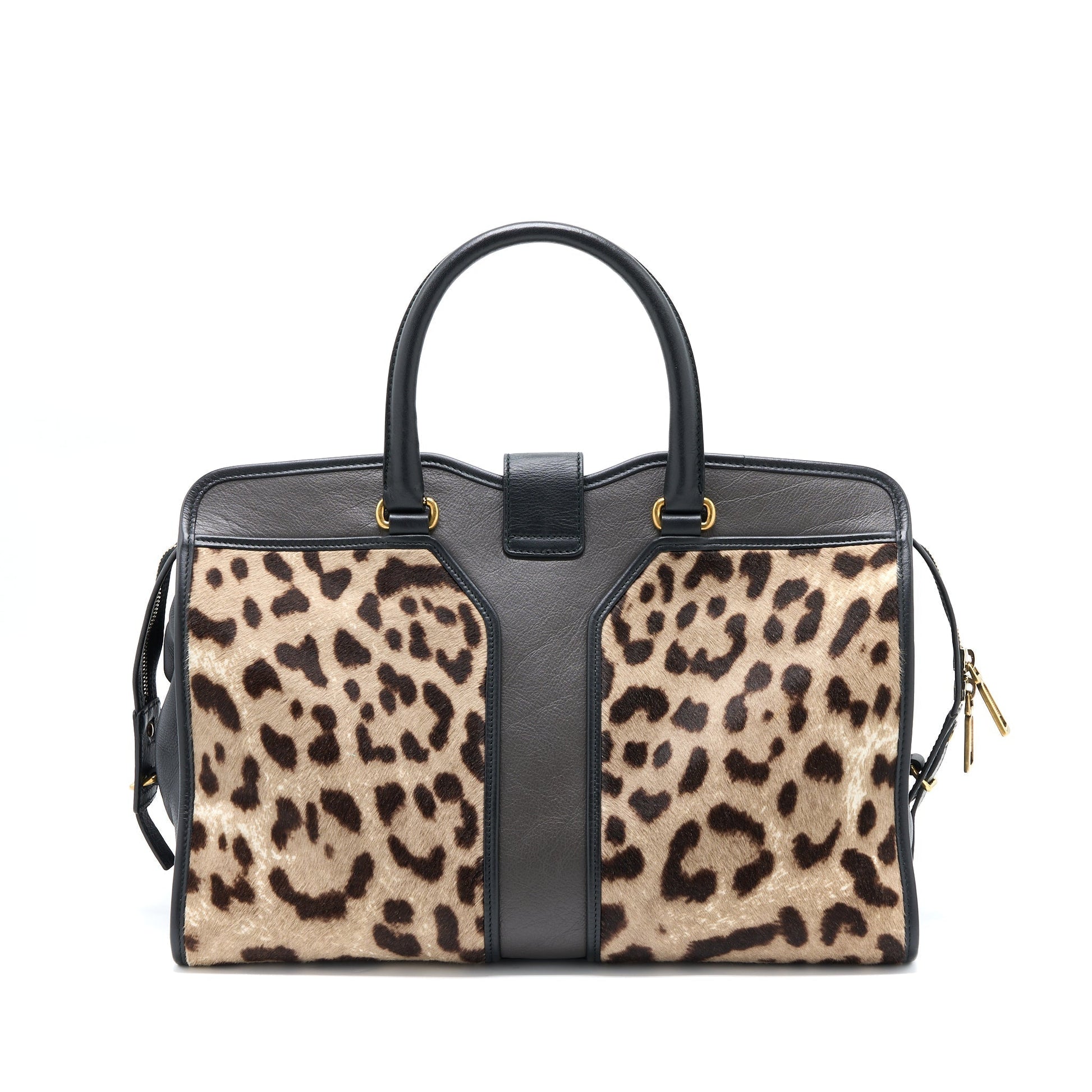 YSL Saint Laurent Saint Laurent Cabas Chyc Tote Purse Animal Black Tote Bag