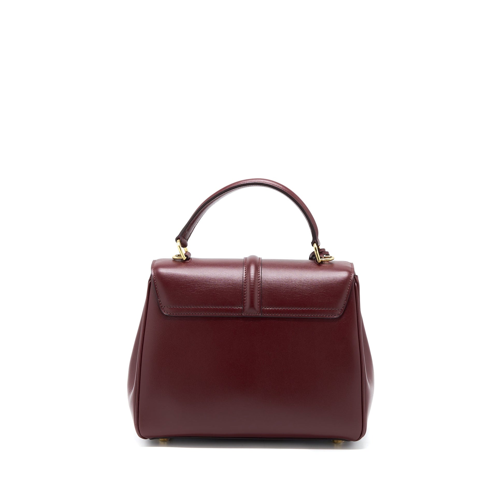 Celine Purse Light Burgundy Calfskin Handbag Small Travel Bag