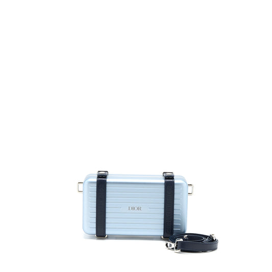 Dior X Rimowa Purse Handbag Black Silver Travel Bag