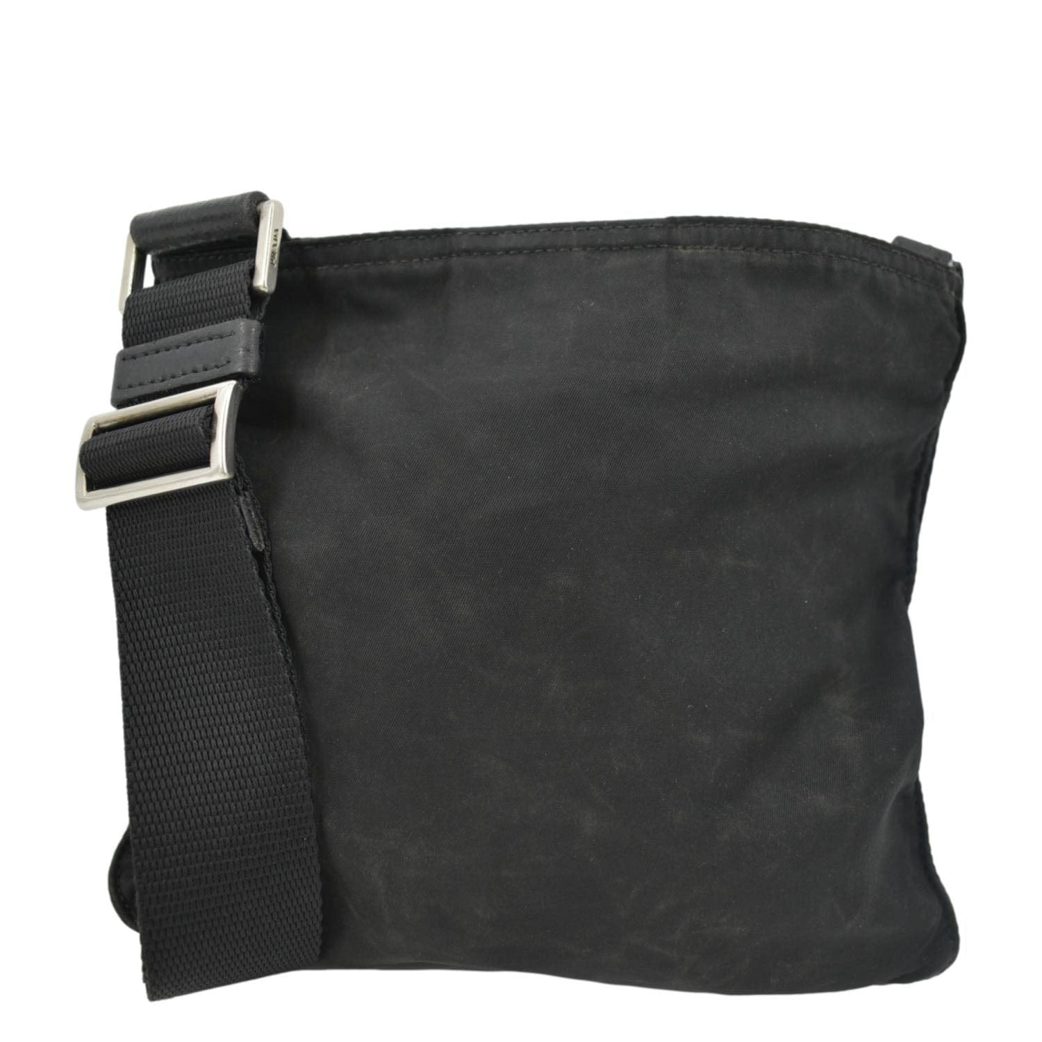 Prada Crossbody Messenger Bag Nylon Black Crossbody Bag