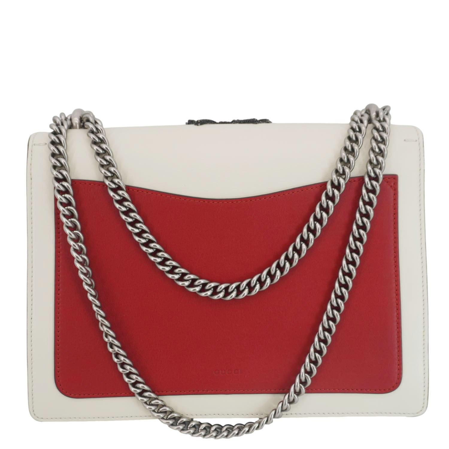 Gucci Dionysus Bee Embroidered Shoulder Bag Multicolor Leather