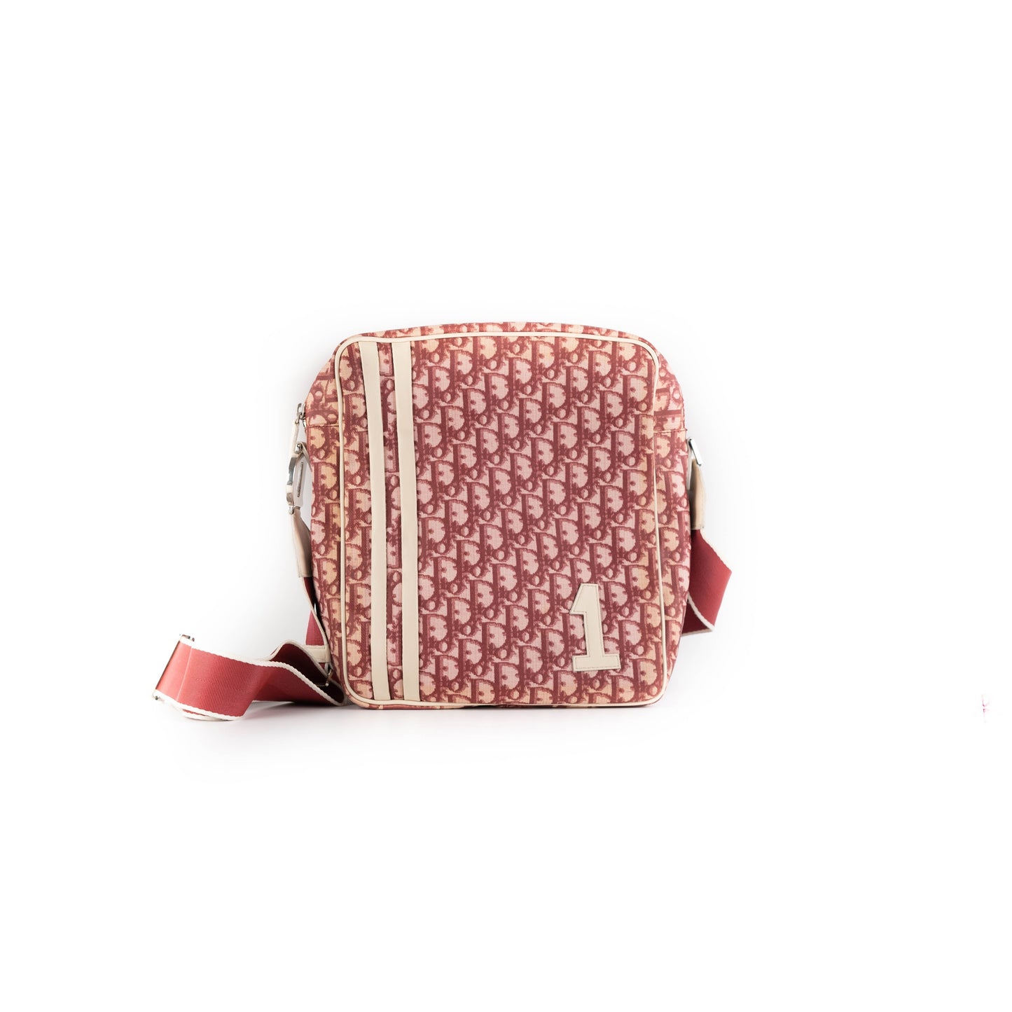 Dior Trotter Crossbody Burgundy Large Crossbody Bag