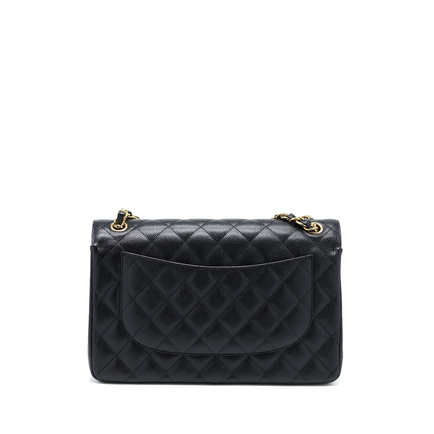 Chanel Jumbo Classic Double Flap Caviar GHW Black Shoulder Bag Ghw 2