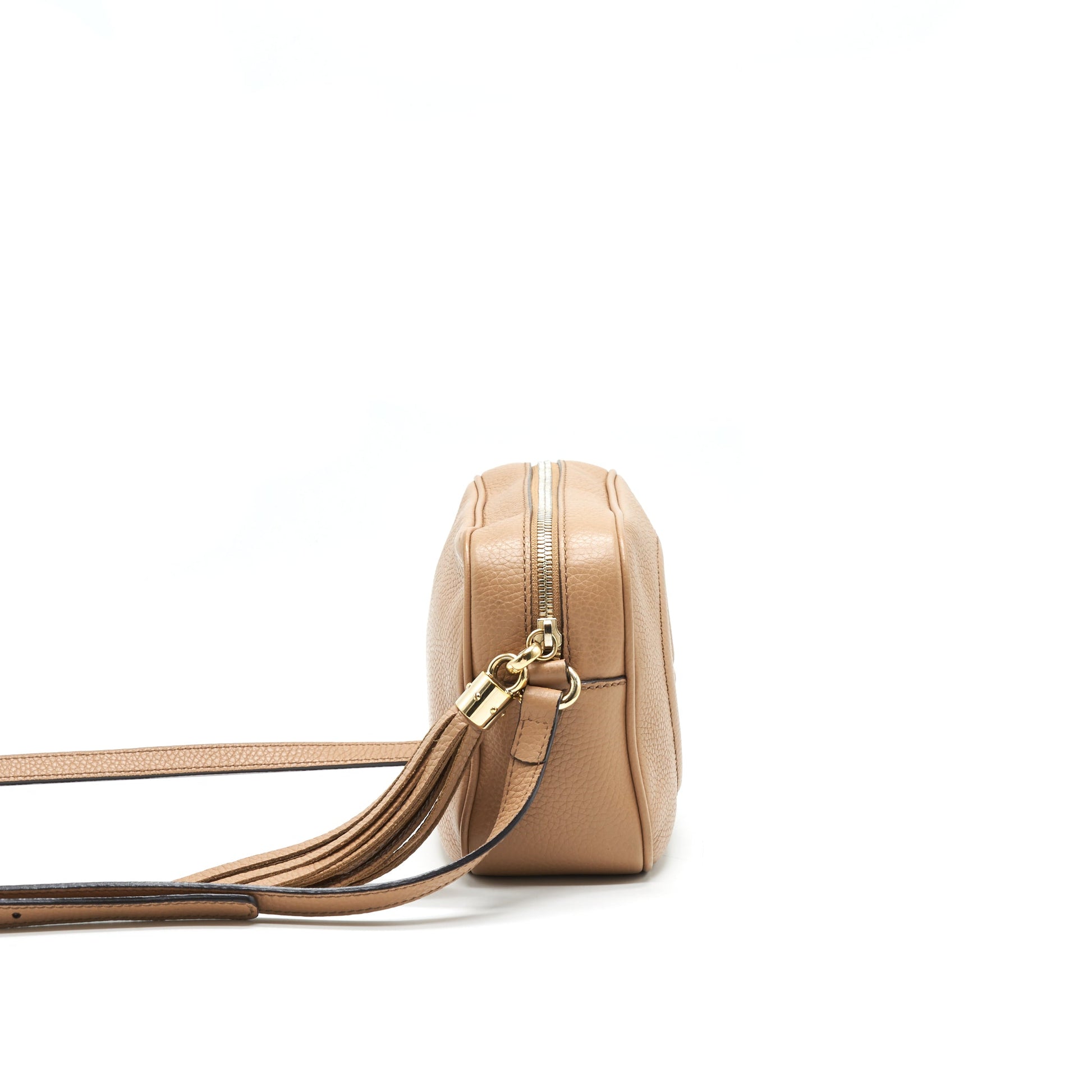 Gucci Disco Camera Bag In Beige Travel Bag