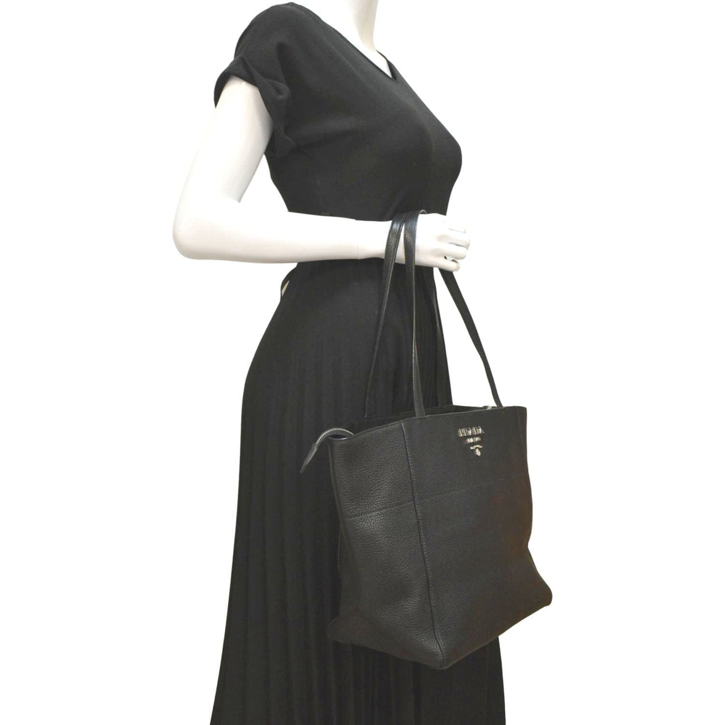 Tote Bag Leather Black