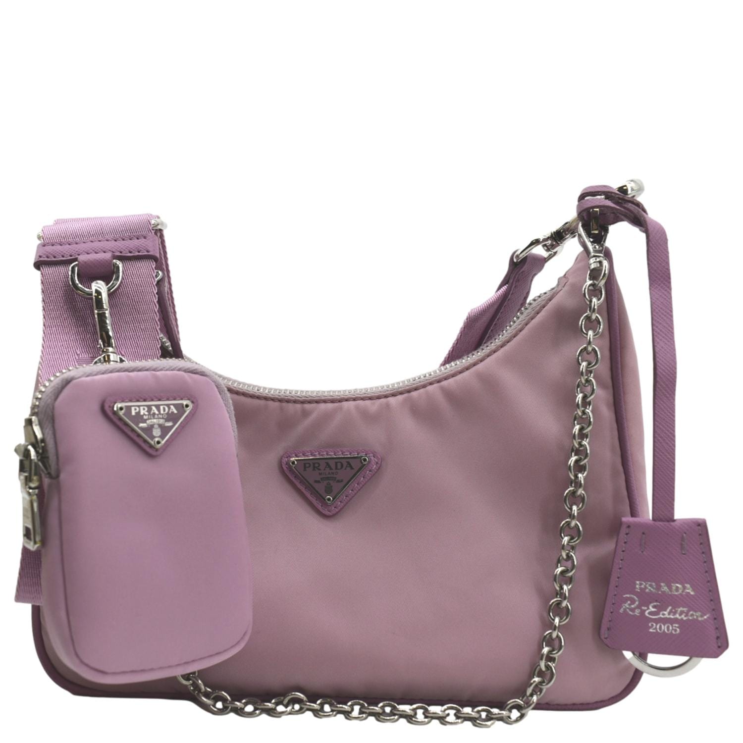 Prada Shoulder Bag Re-Edition Re- Light Nylon Pink
