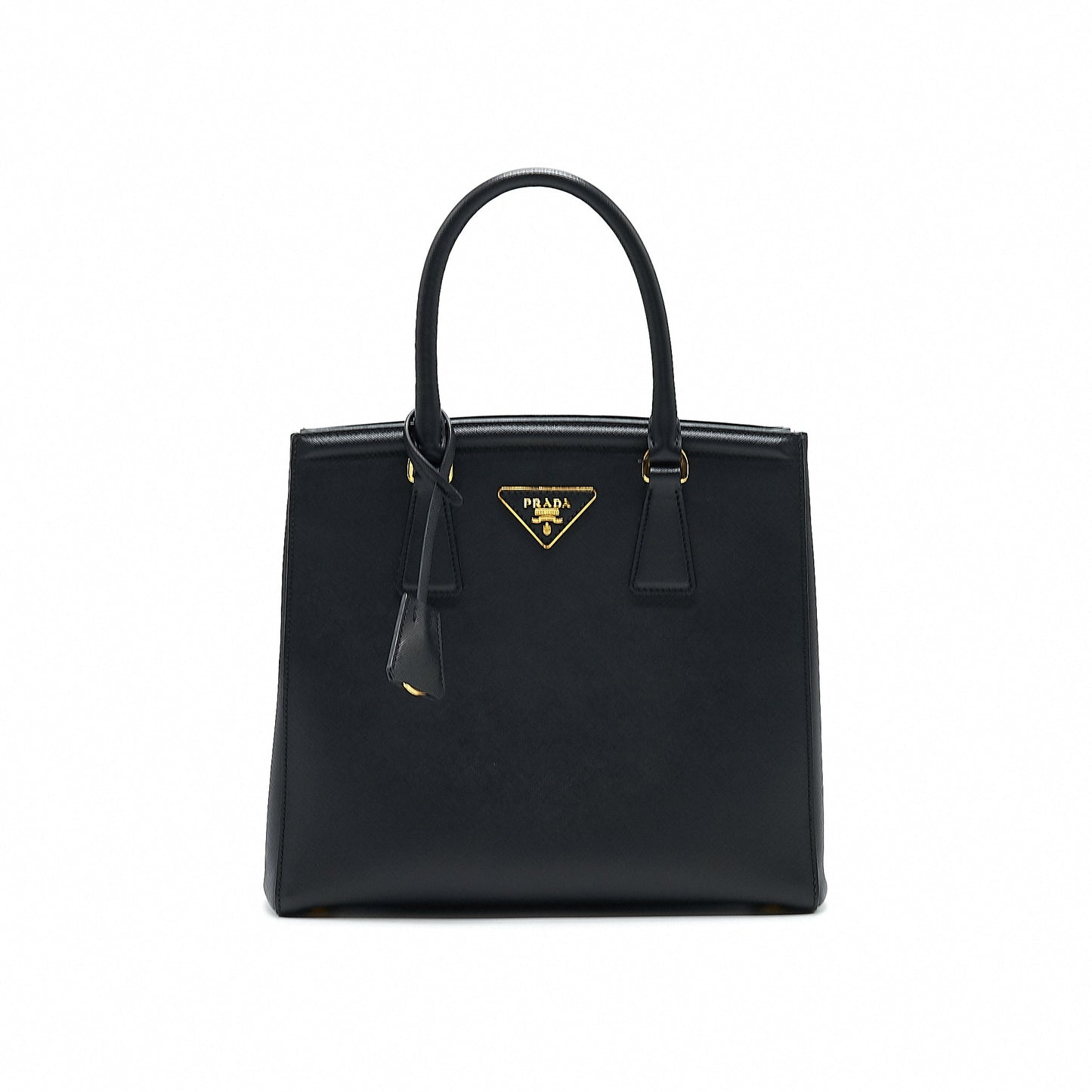 Prada Saffiano Lux Tote Purse Nero Handbag Leather Tote Bag