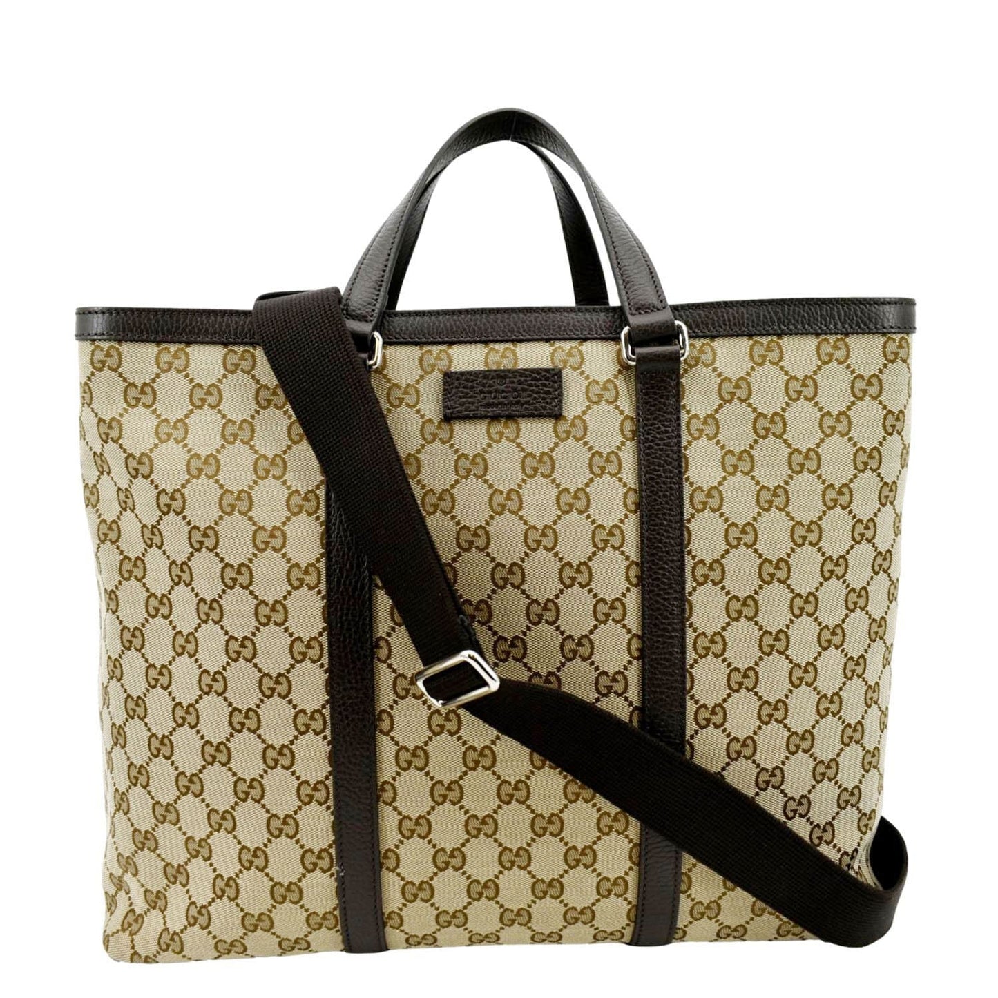 Gucci Supreme Shopping Tote Bag Canvas Beige