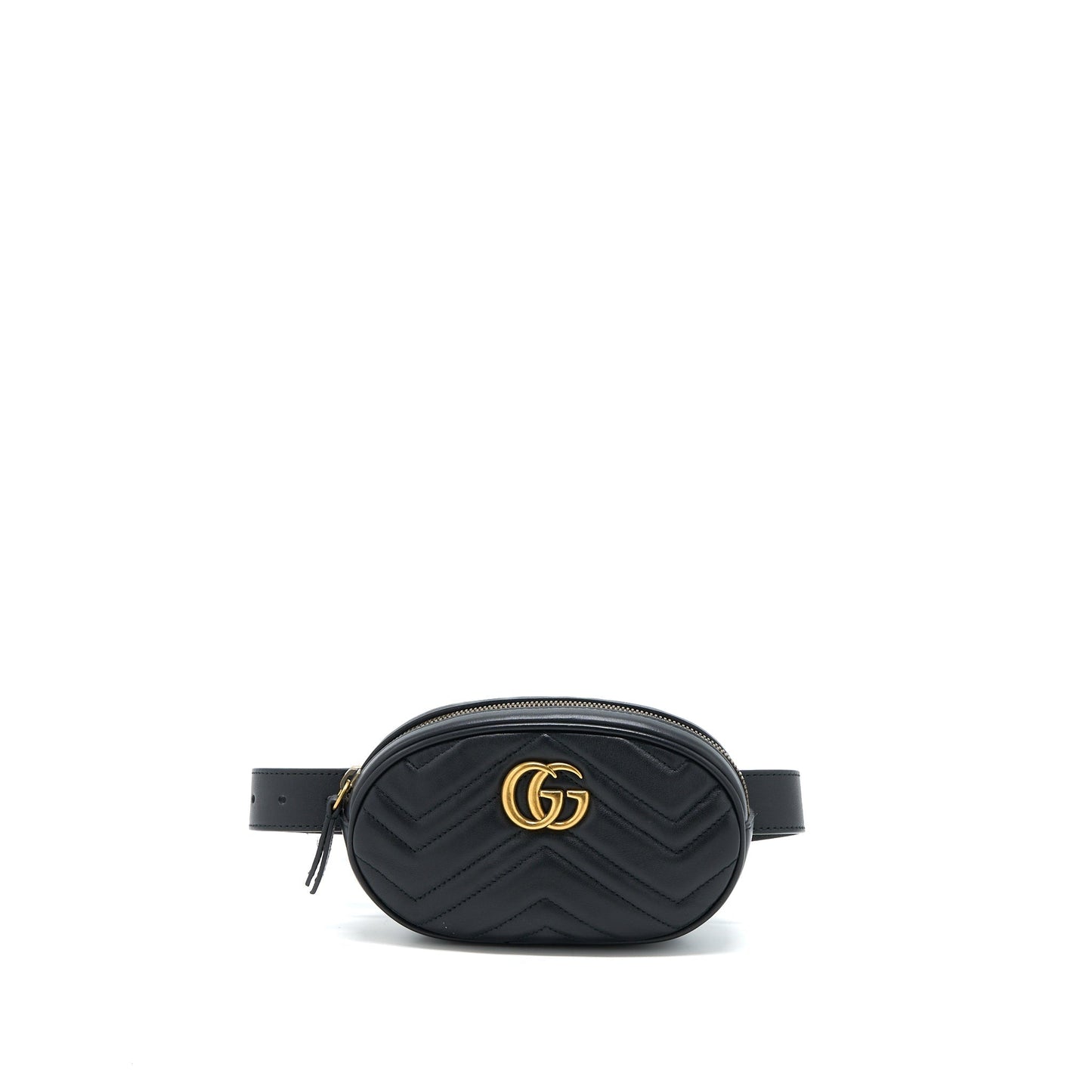 Gucci Size95 Marmont Belt Bag Black Accessory