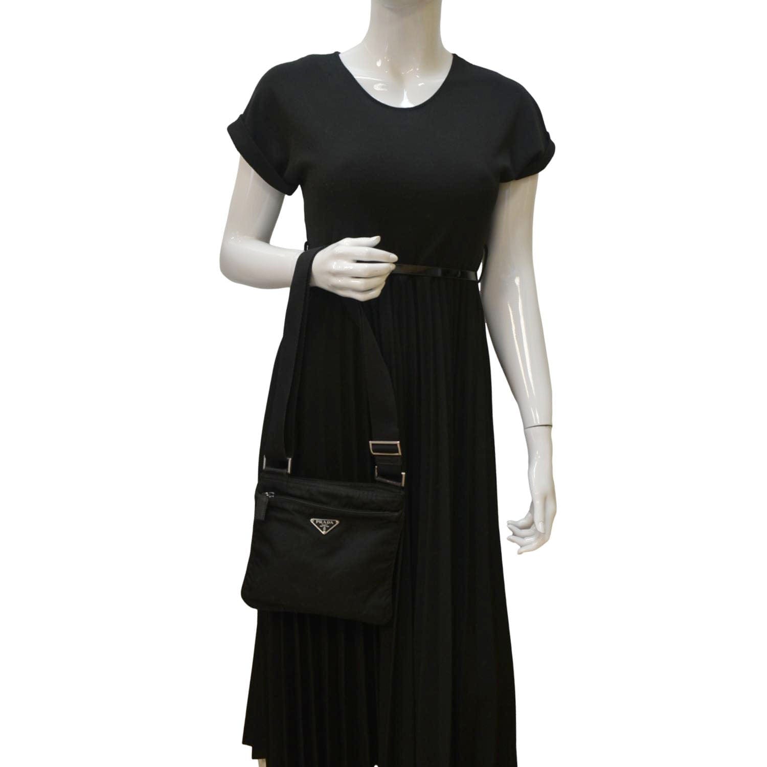 Crossbody Messenger Bag Nylon Black Crossbody Bag