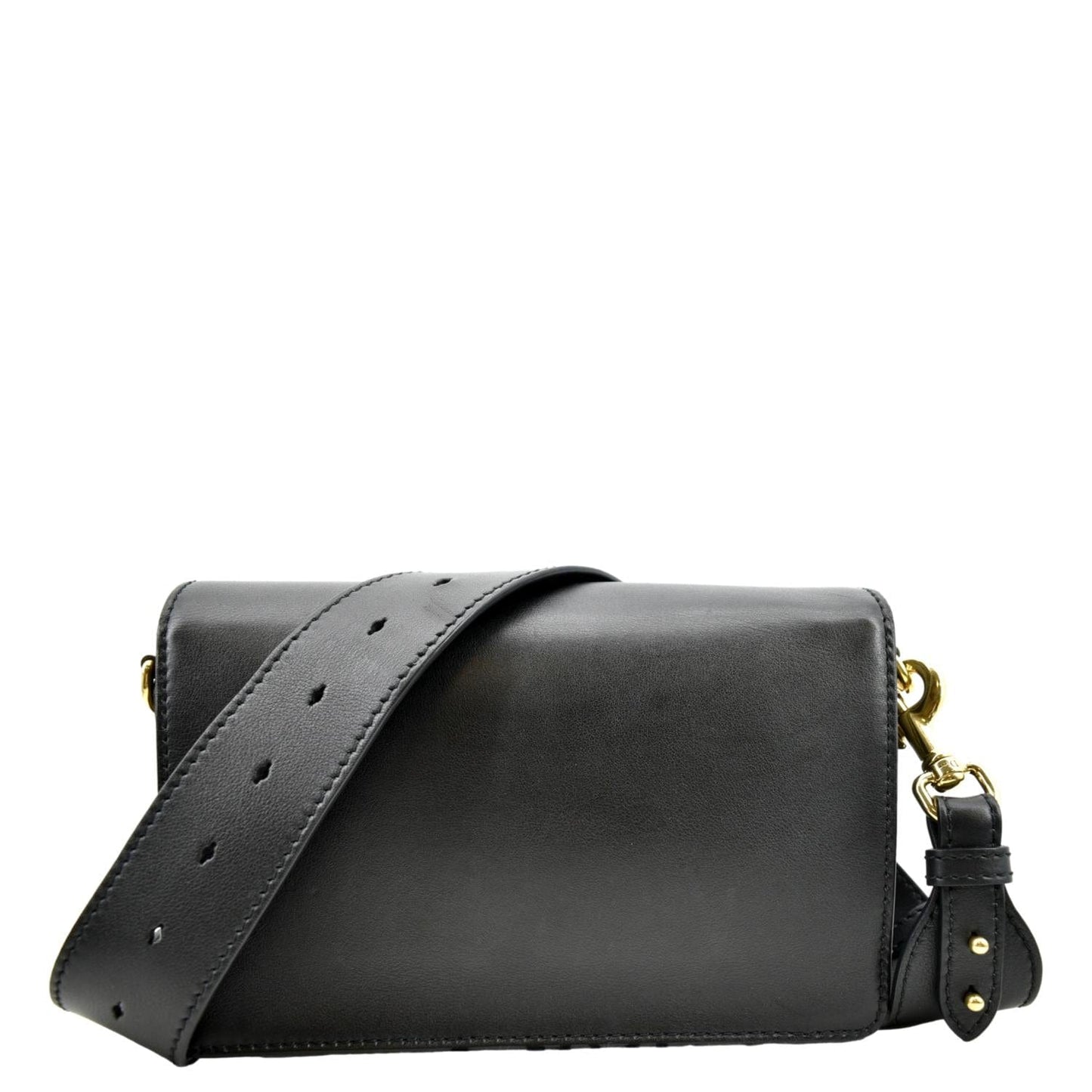 Dior Dio Evolution Calfskin Crossbody Bag Black Flap