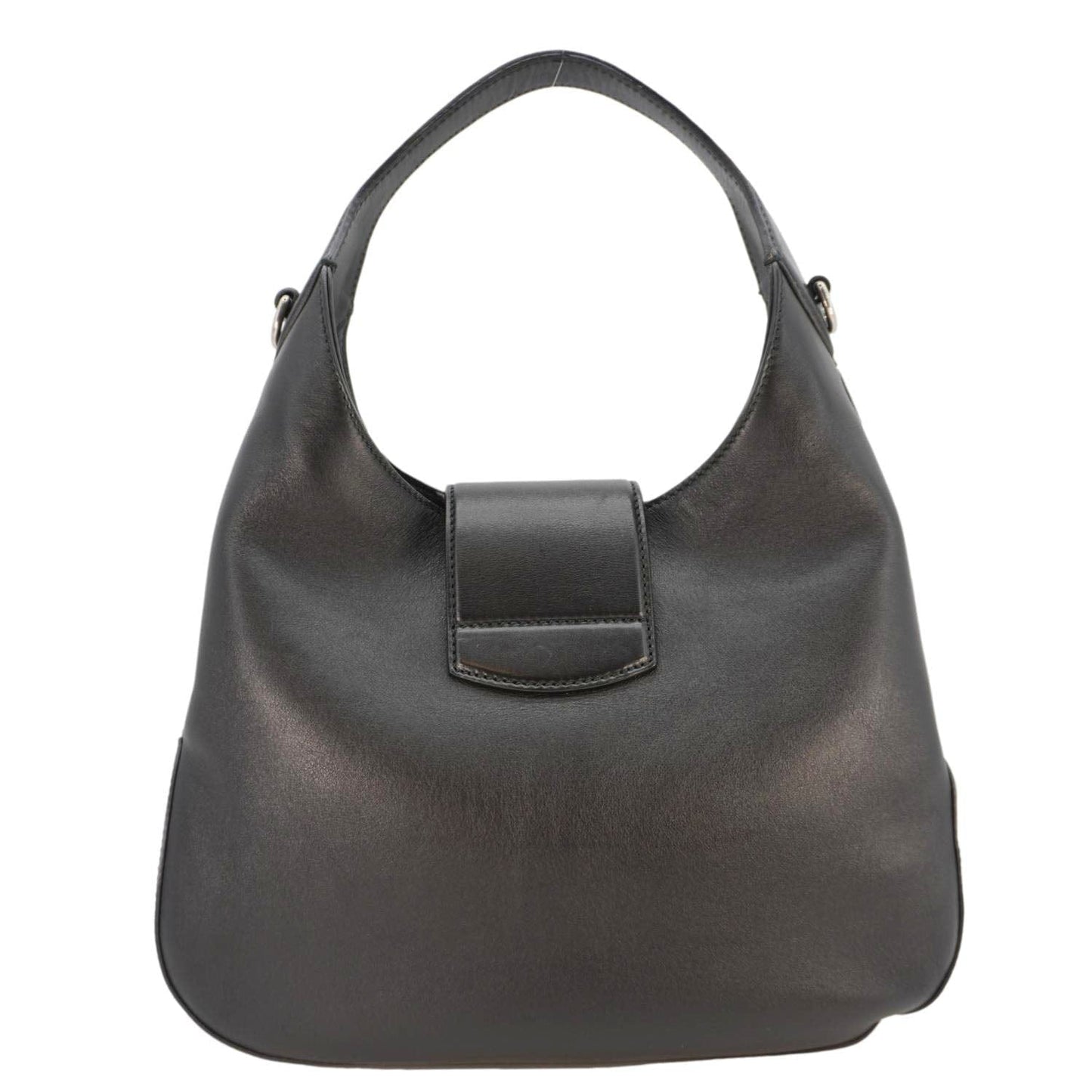 Gucci Dionysus Web Hobo Shoulder Bag Leather Black