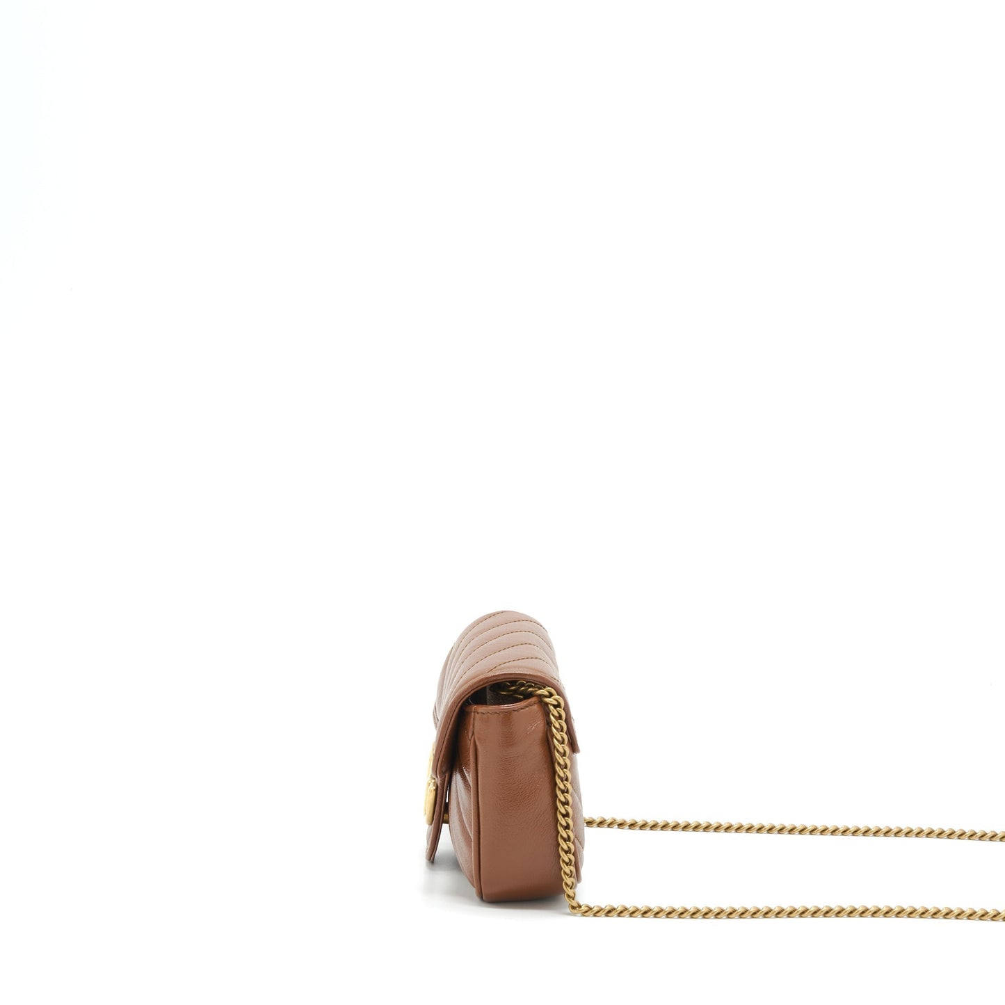 Gucci Marmont Super Bag Matelasse Brown Travel Bag