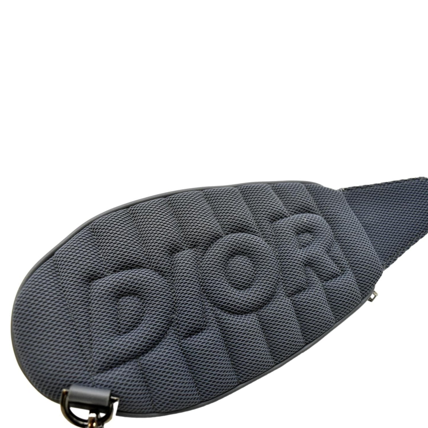 Dior Scarab Calfskin Crossbody Bag Grey Leather
