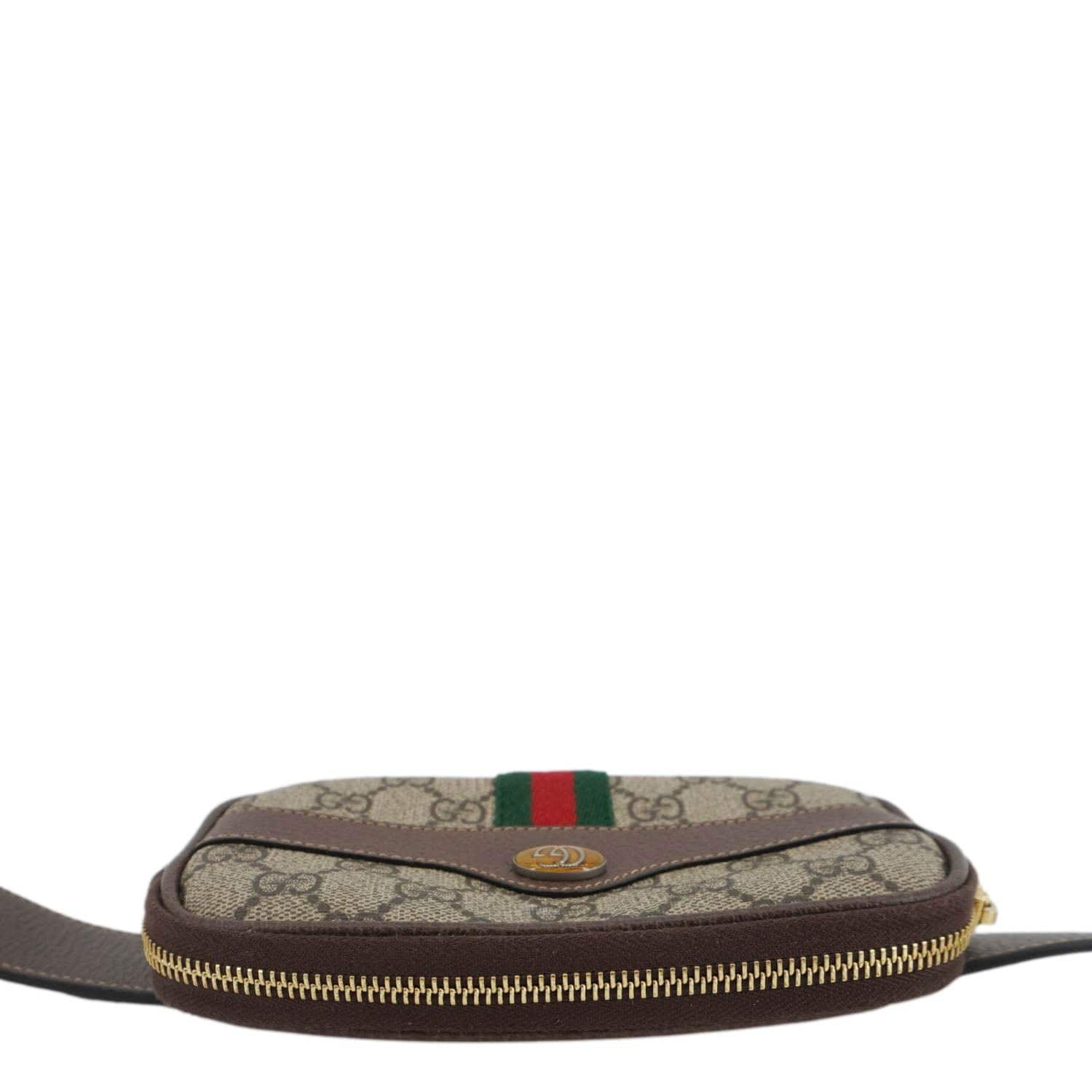 Gucci Web Ophidia Supreme Belt Bag Canvas Beige Accessory