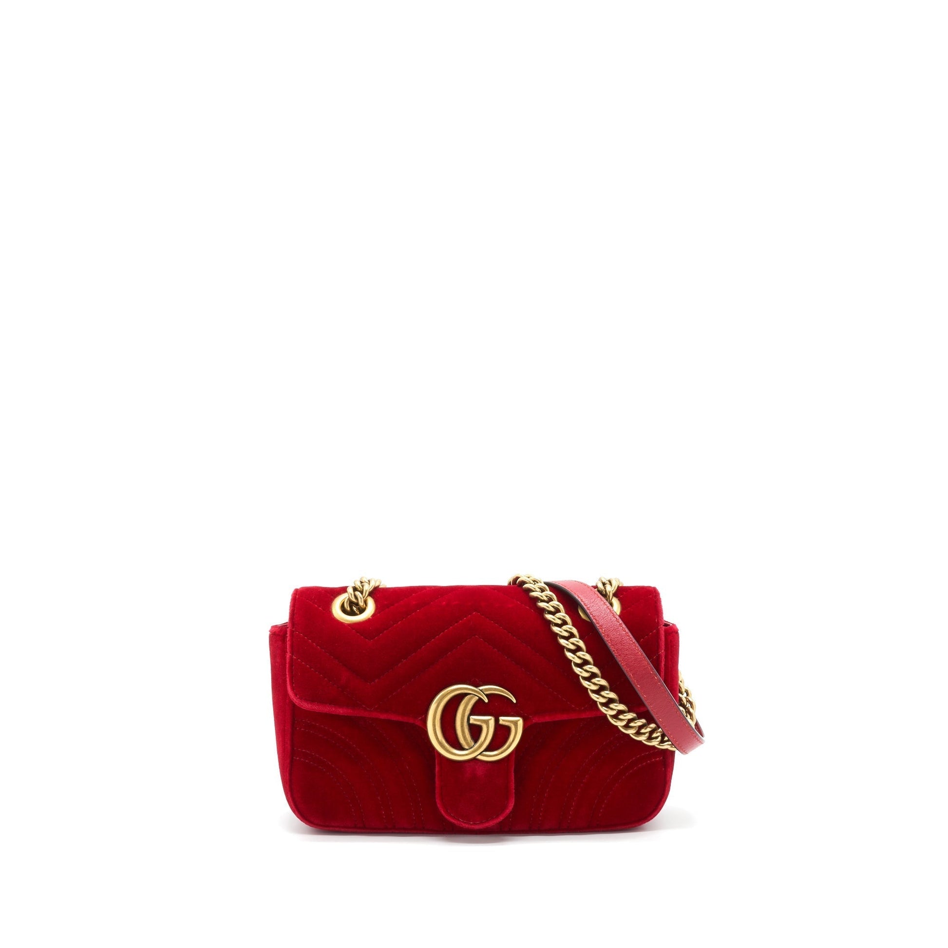 Gucci Velvet Marmont Bag Matelasse Mini Travel Bag
